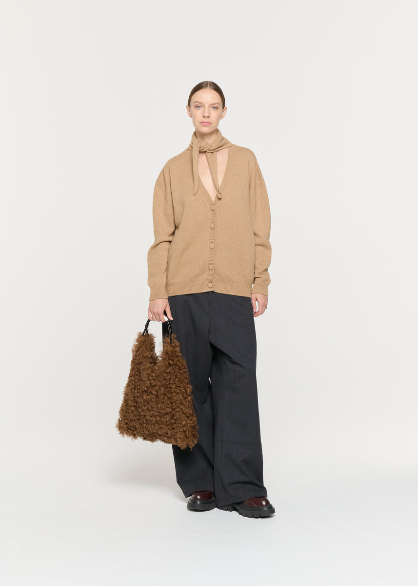 小物 BABY CAMELHAIR NARROW STOLE Baby Camel Scarf