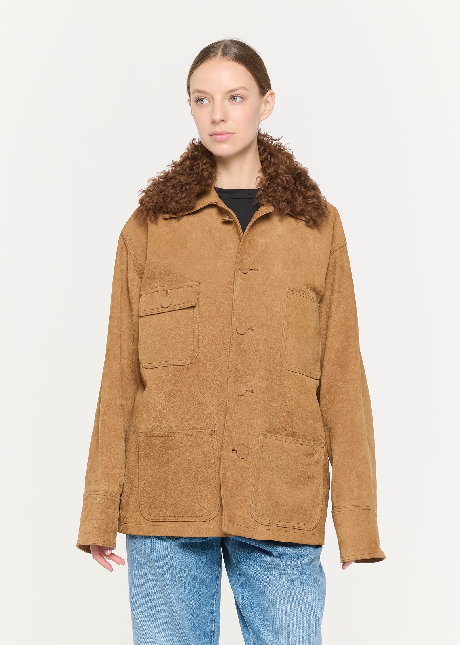 STOLA IN SHEARLING