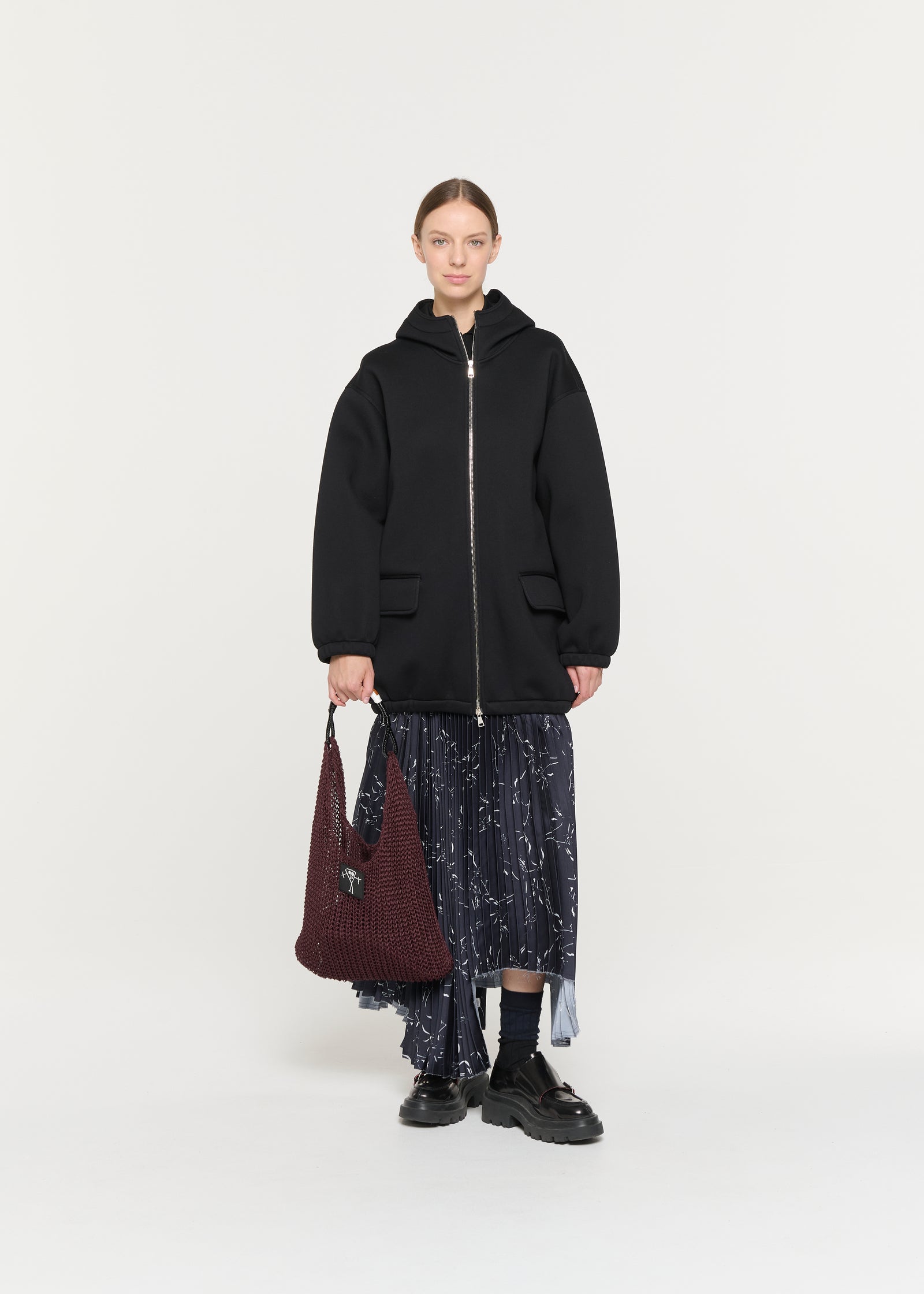 BLACK SCUBA HOODED JACKET