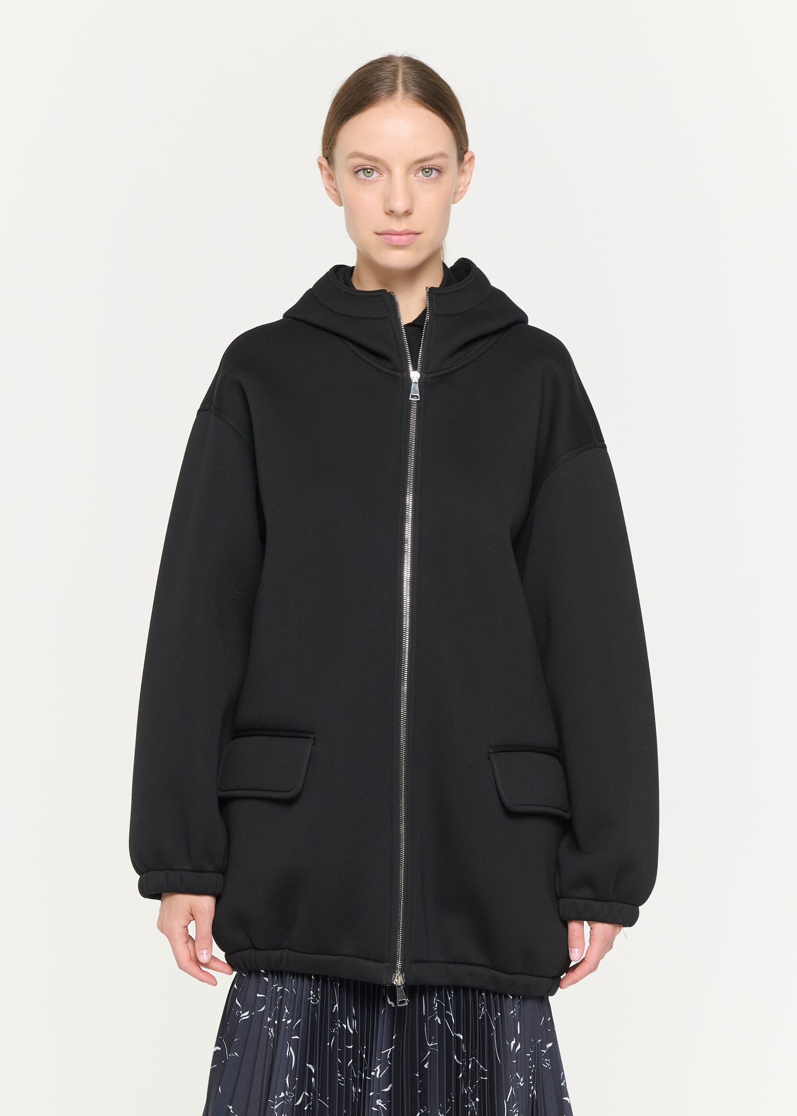 BLACK SCUBA HOODED JACKET