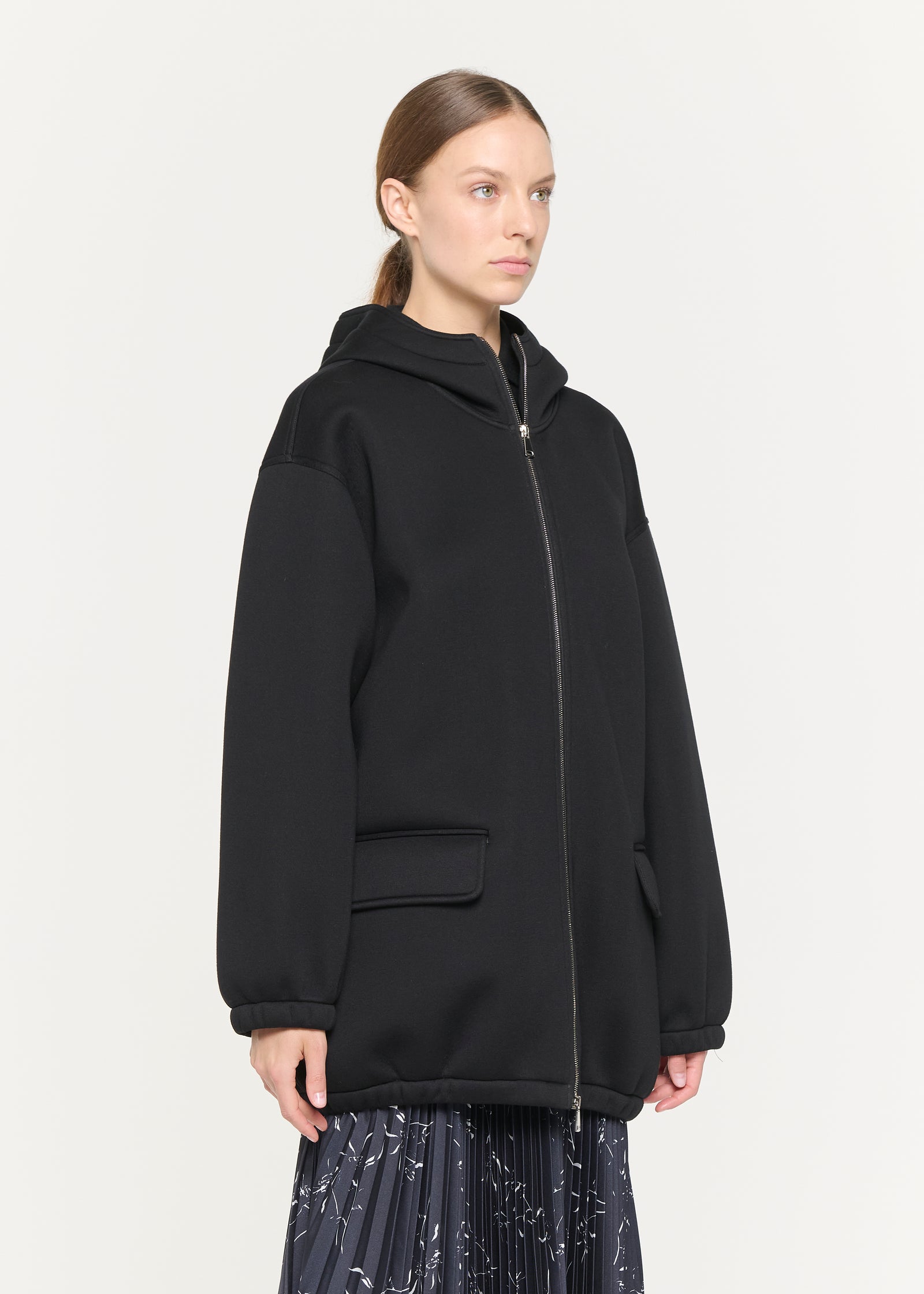 BLACK SCUBA HOODED JACKET