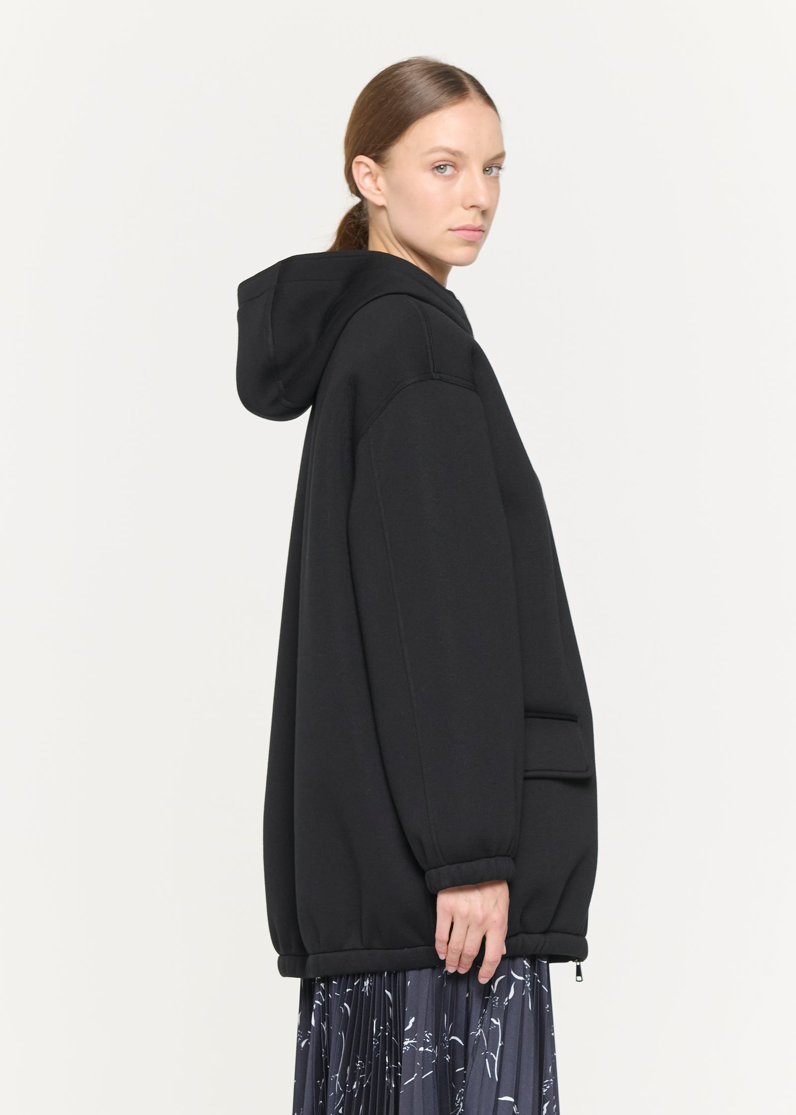 BLACK SCUBA HOODED JACKET