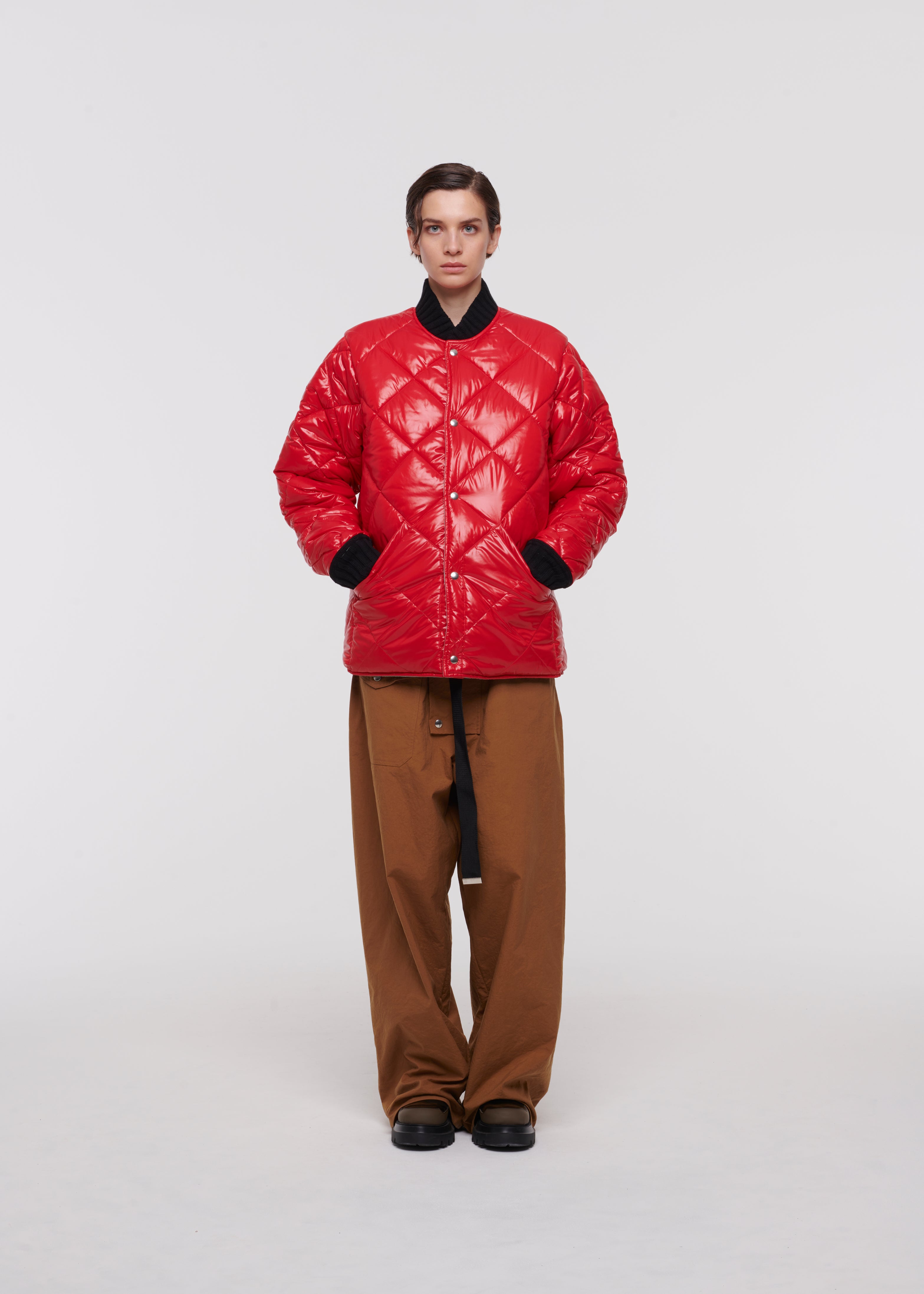 REVERSIBLE CLEAR WATER QUILTED JACKET