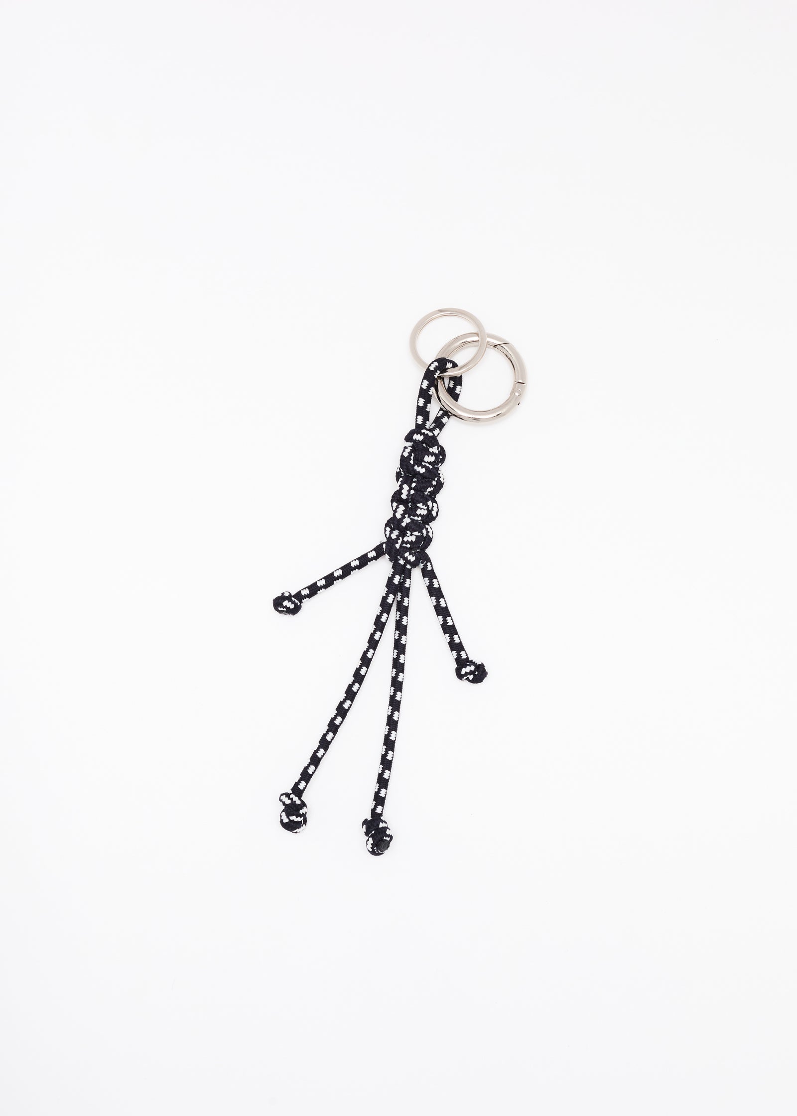 BLUE WHITE LANYARD KEY RING