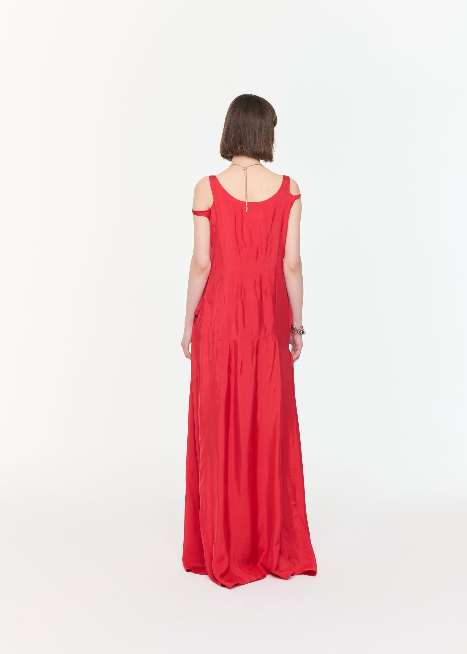 FIRE RED LONG DRESS