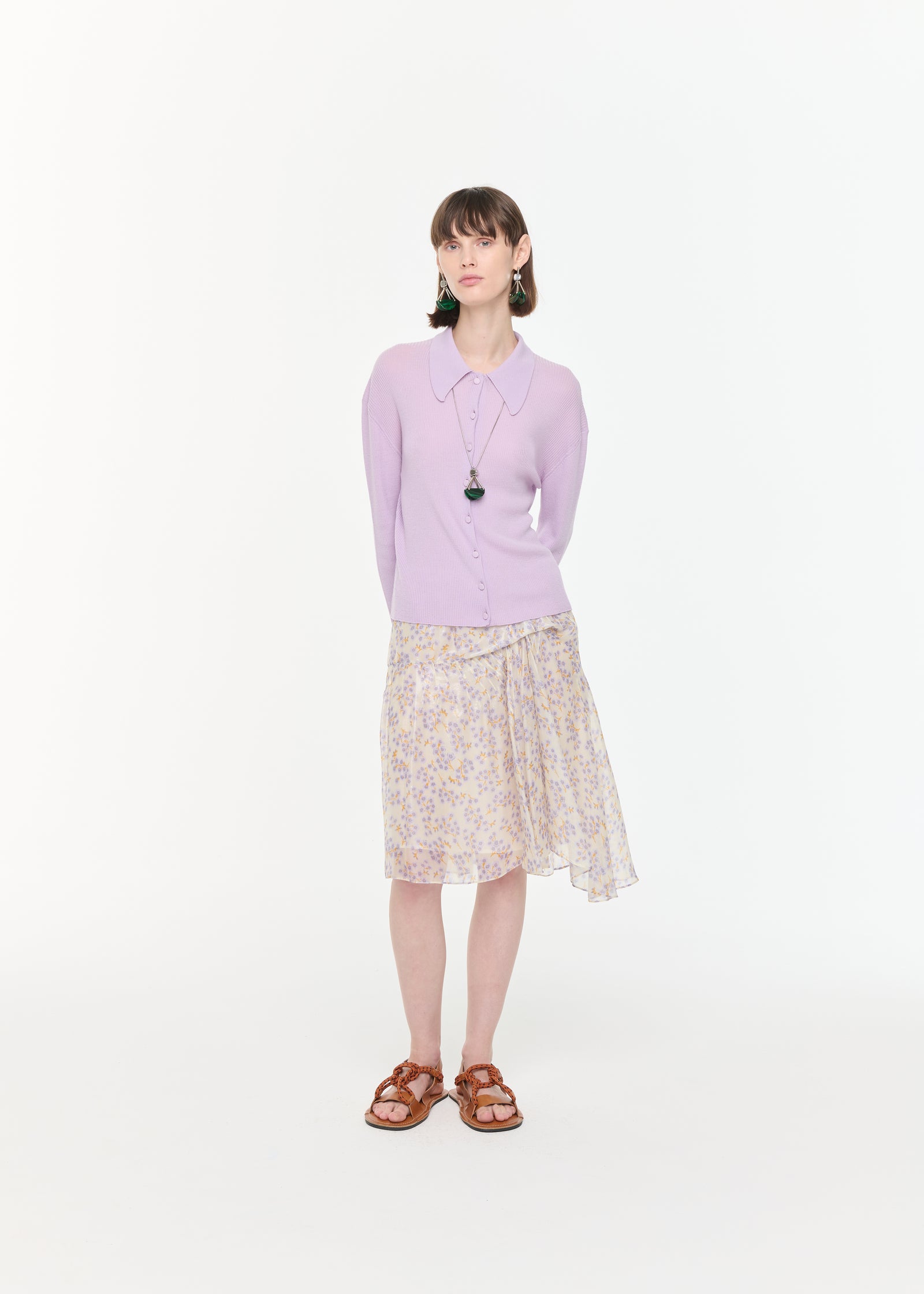 WISTERIA MERINO CARDIGAN