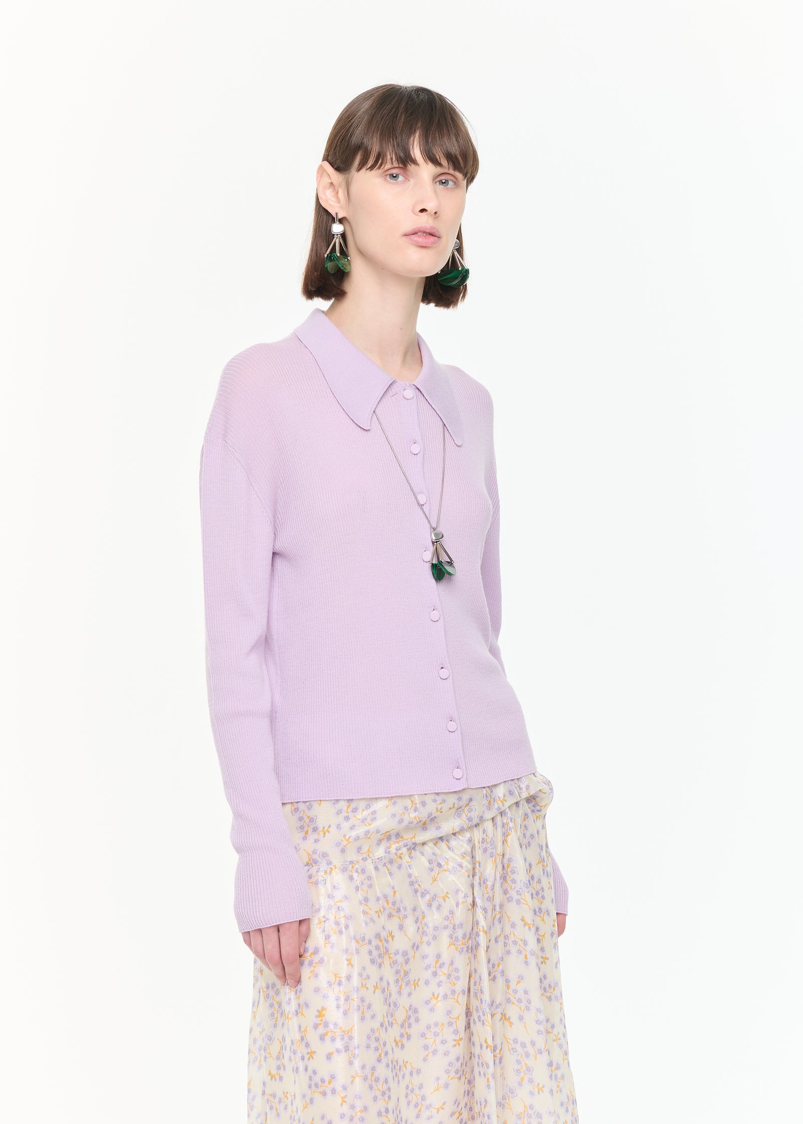 WISTERIA MERINO CARDIGAN