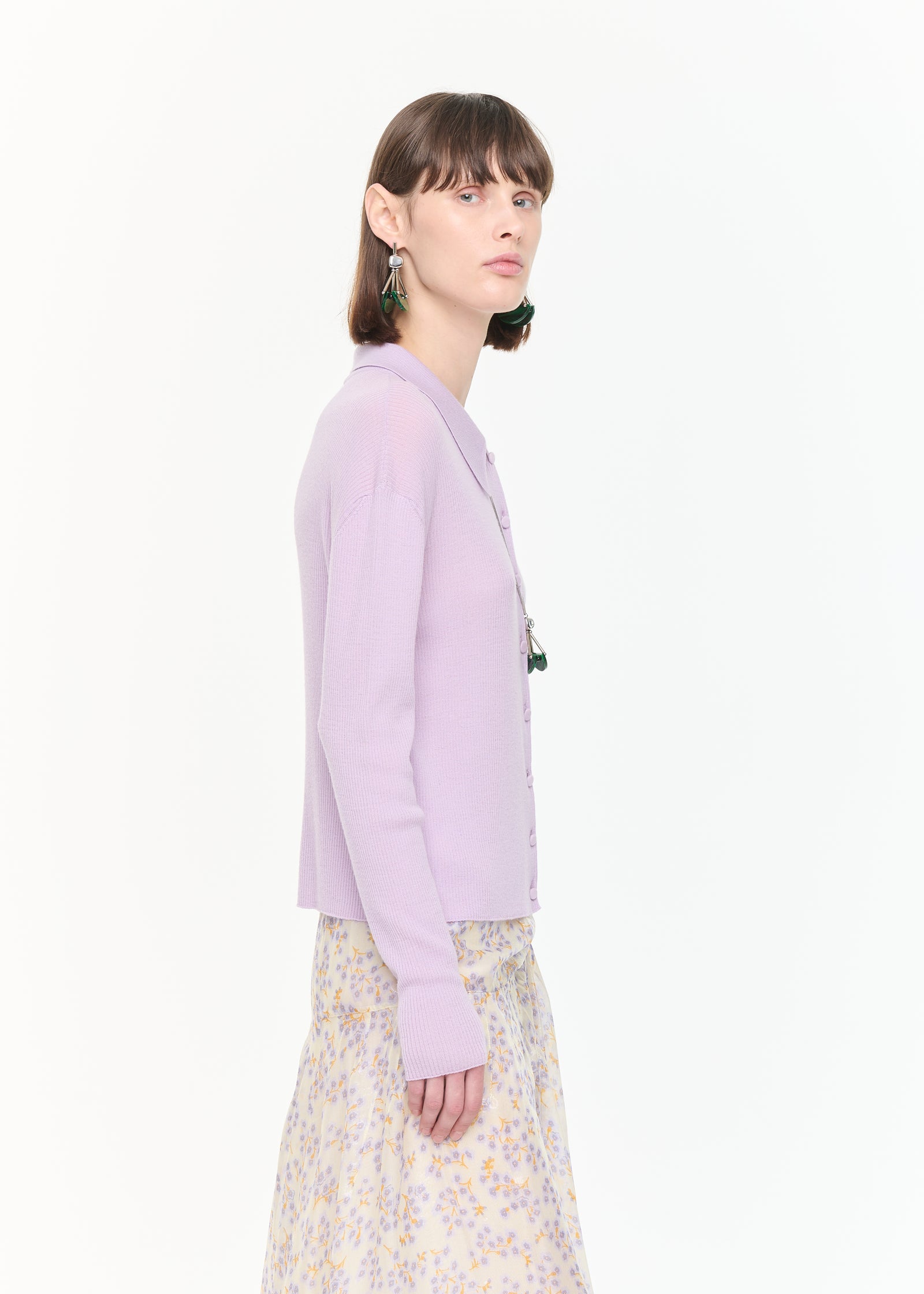 WISTERIA MERINO CARDIGAN