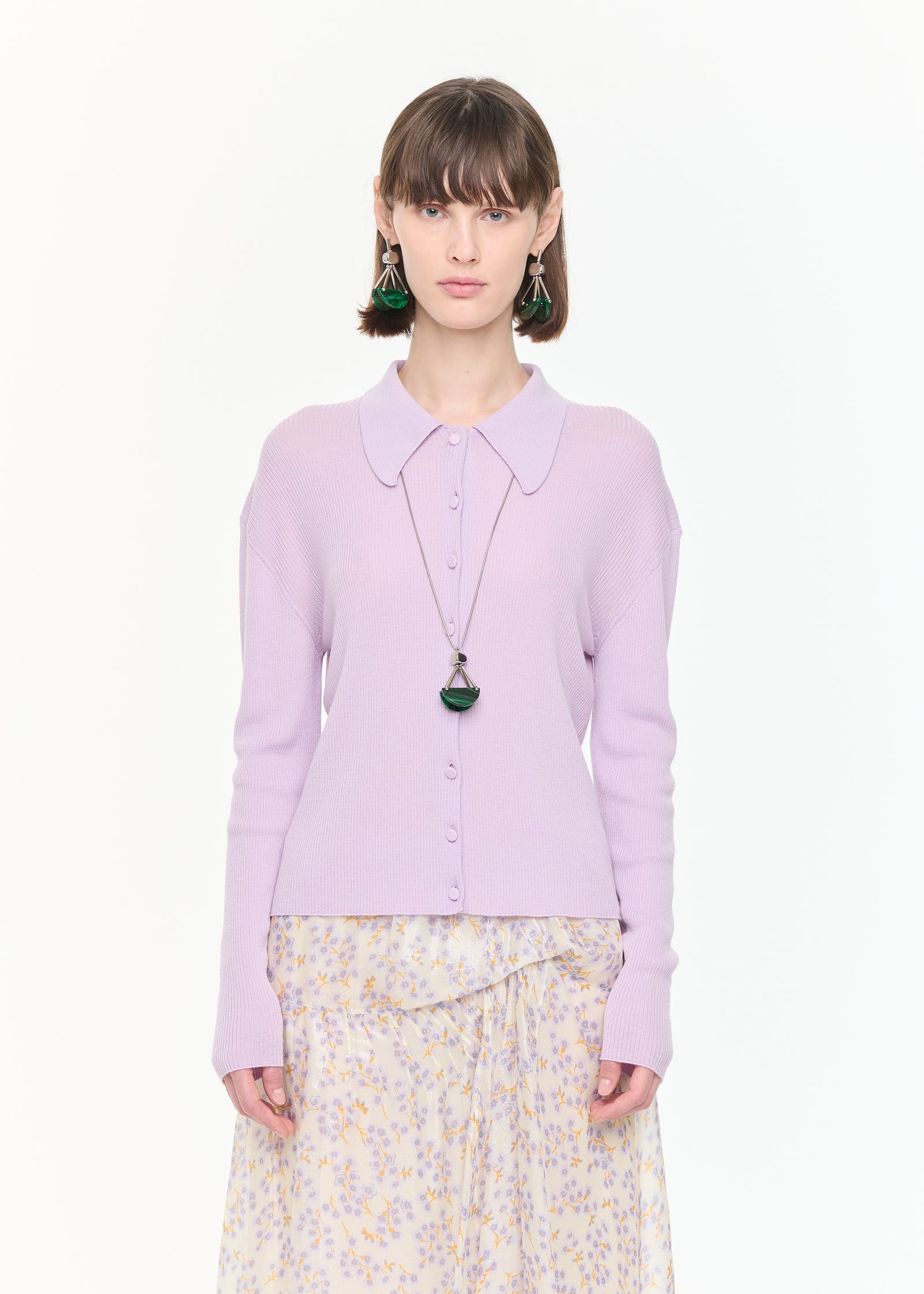 WISTERIA MERINO CARDIGAN