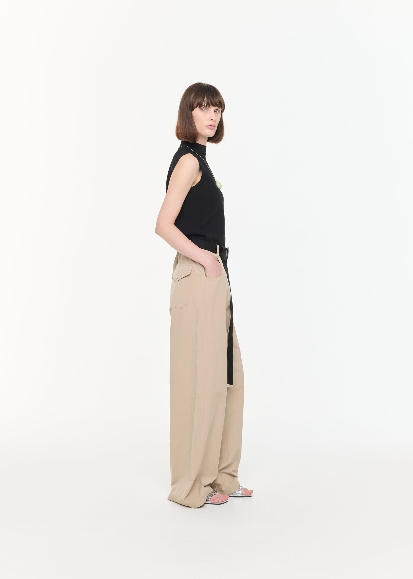 TECHINCAL TWILL SAND PANTS