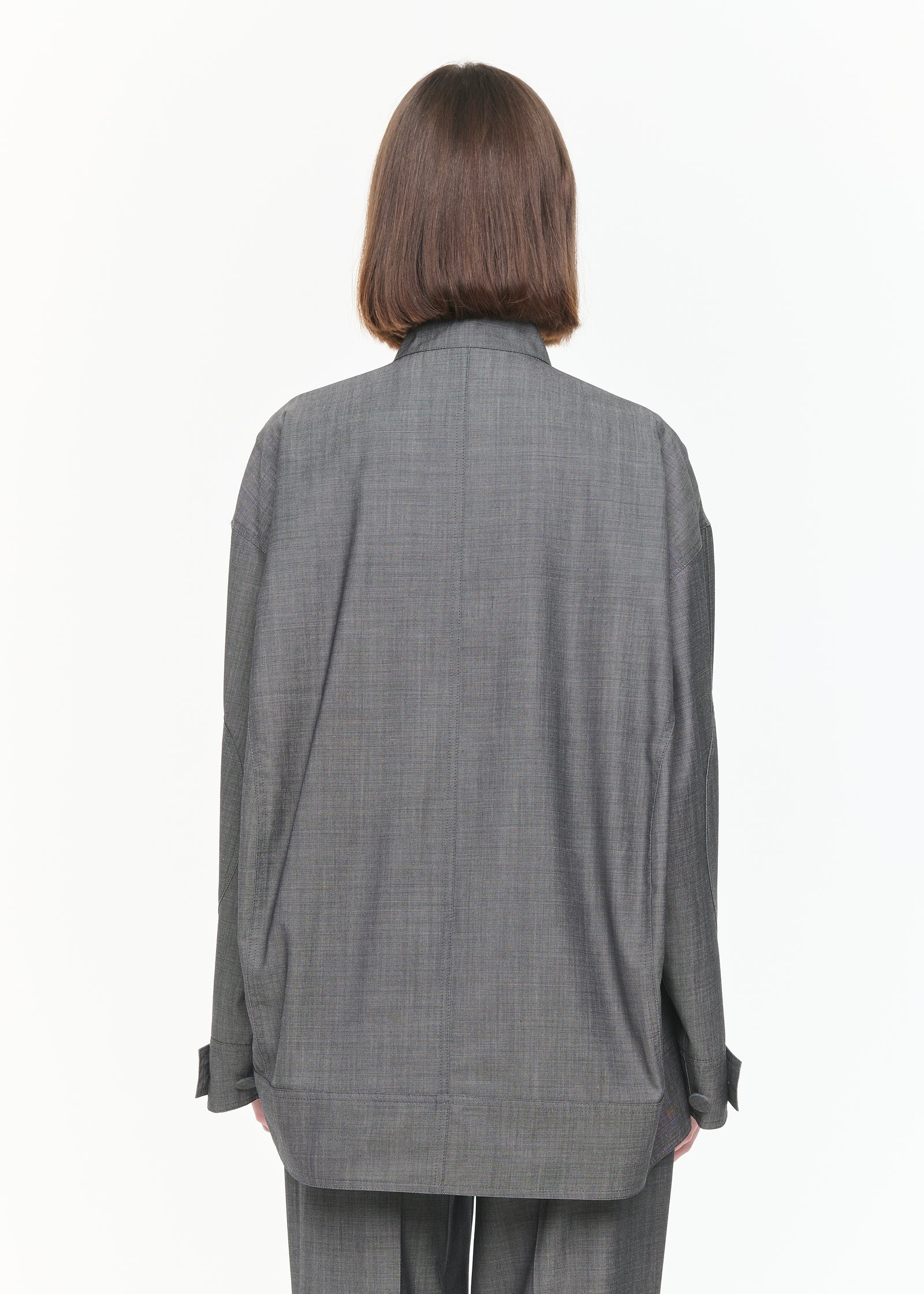 MELANGE GREY JACKET