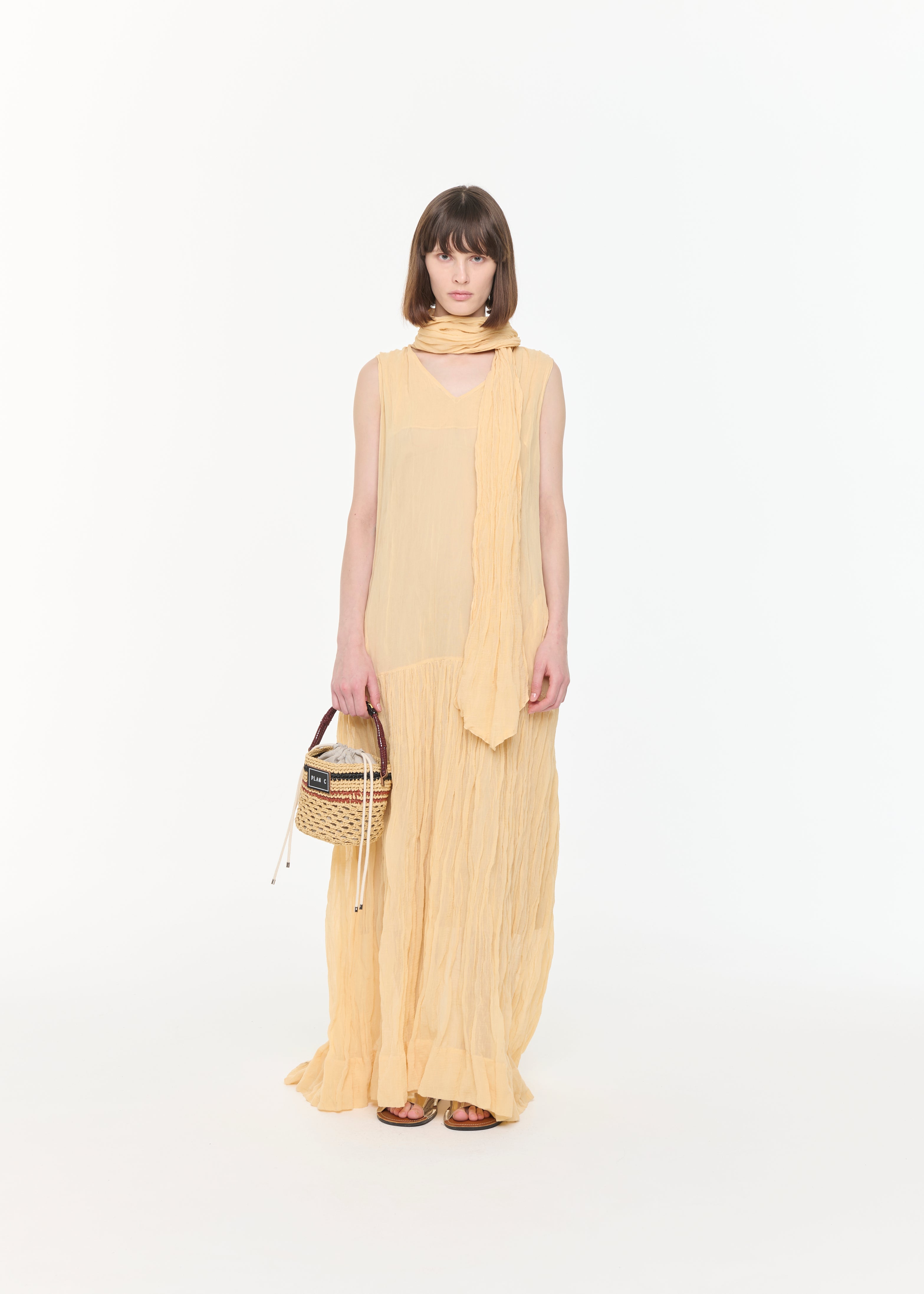gauze dress maxi Maxi Cotton Gauze Dress