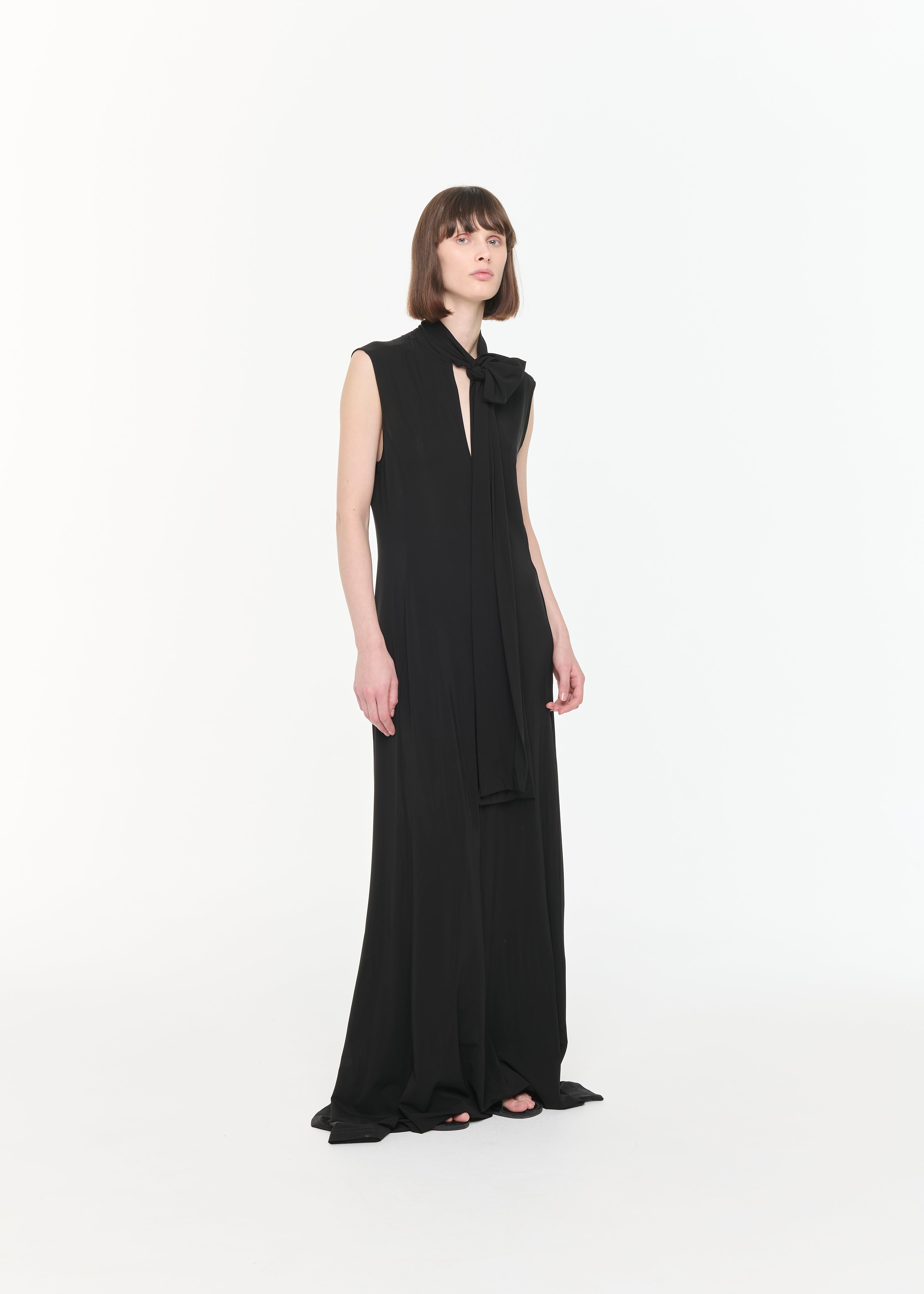 Maxi dress with scarf - Plan C Maxi dress with scarf - Plan C