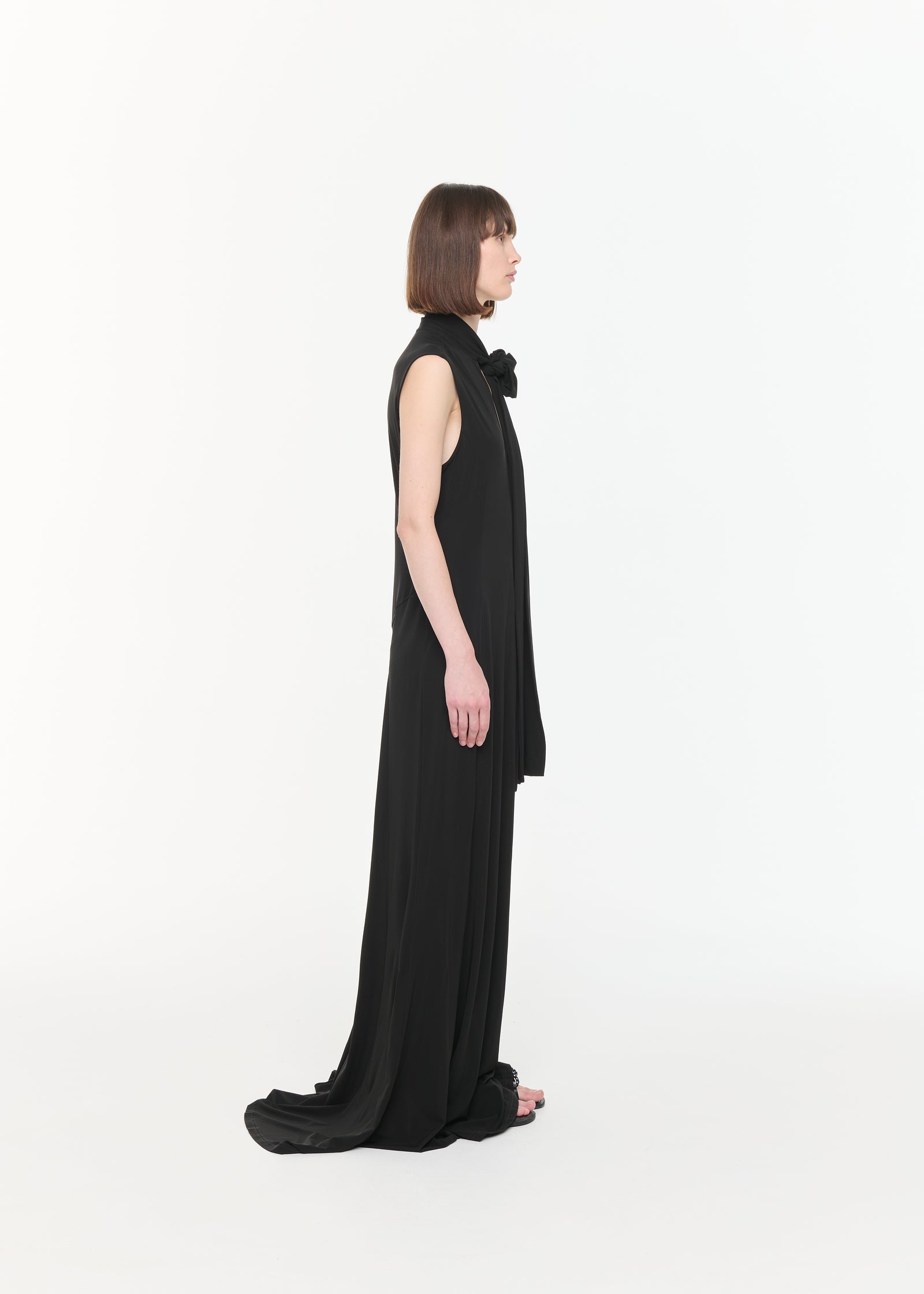 Maxi dress with scarf - Plan C Maxi dress with scarf - Plan C