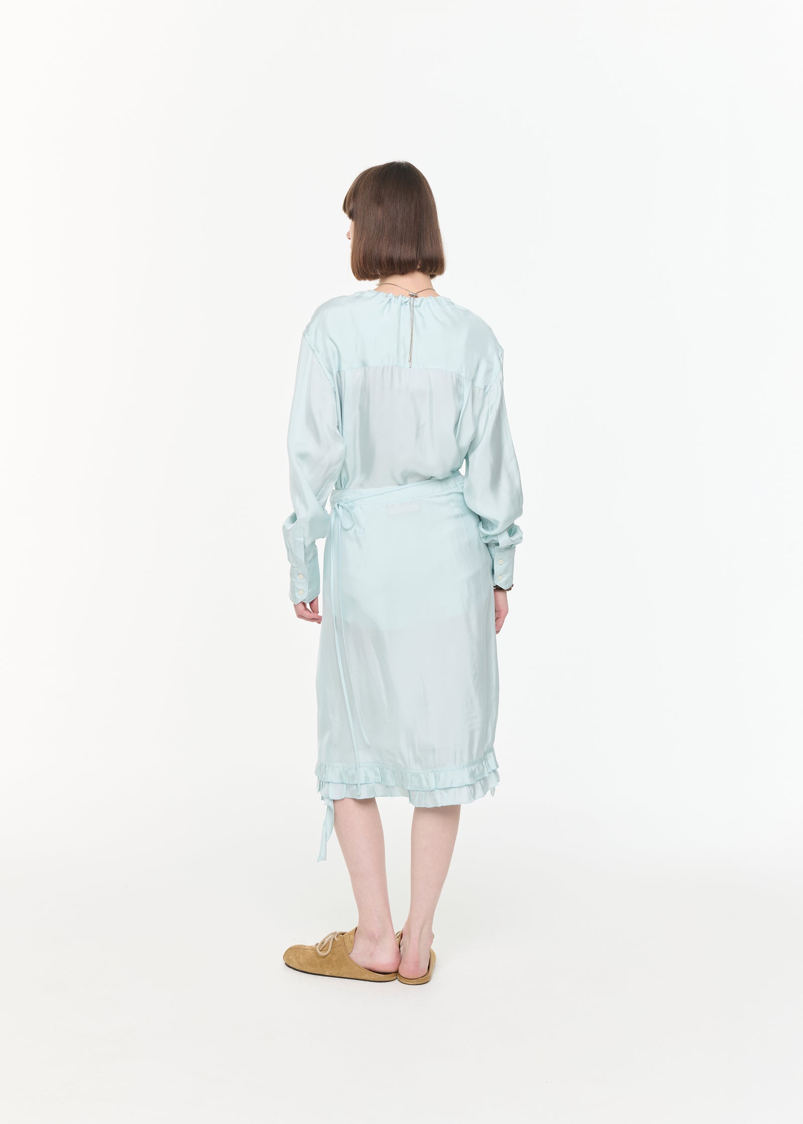 GONNA ASIMMETRICA IN VISCOSA LEGGERA