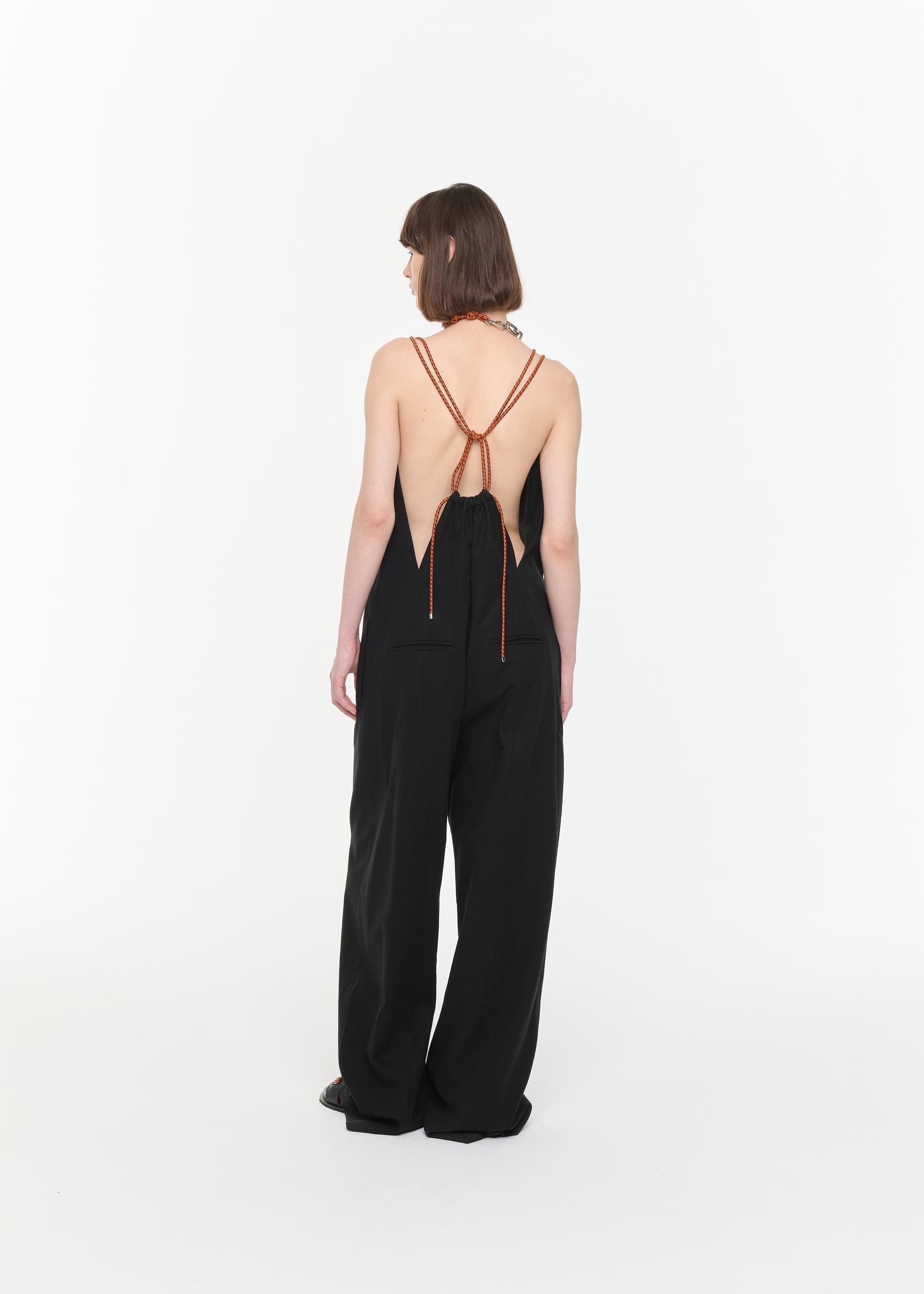 COTTON BLACK JUMPSUIT
