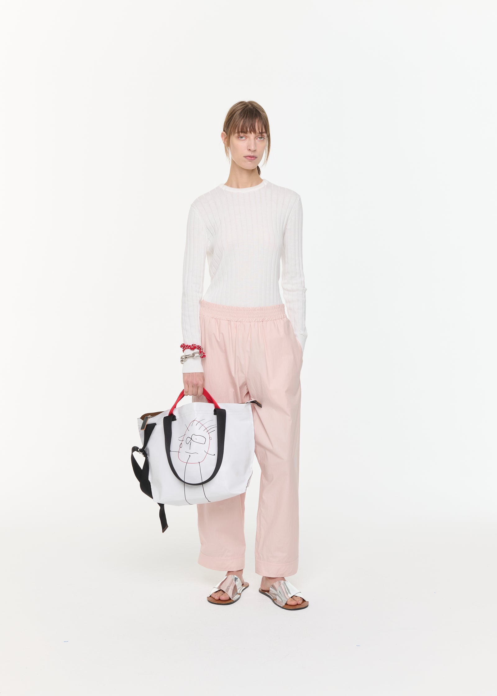 PANTALONI TECNICI ROSA CHIARO