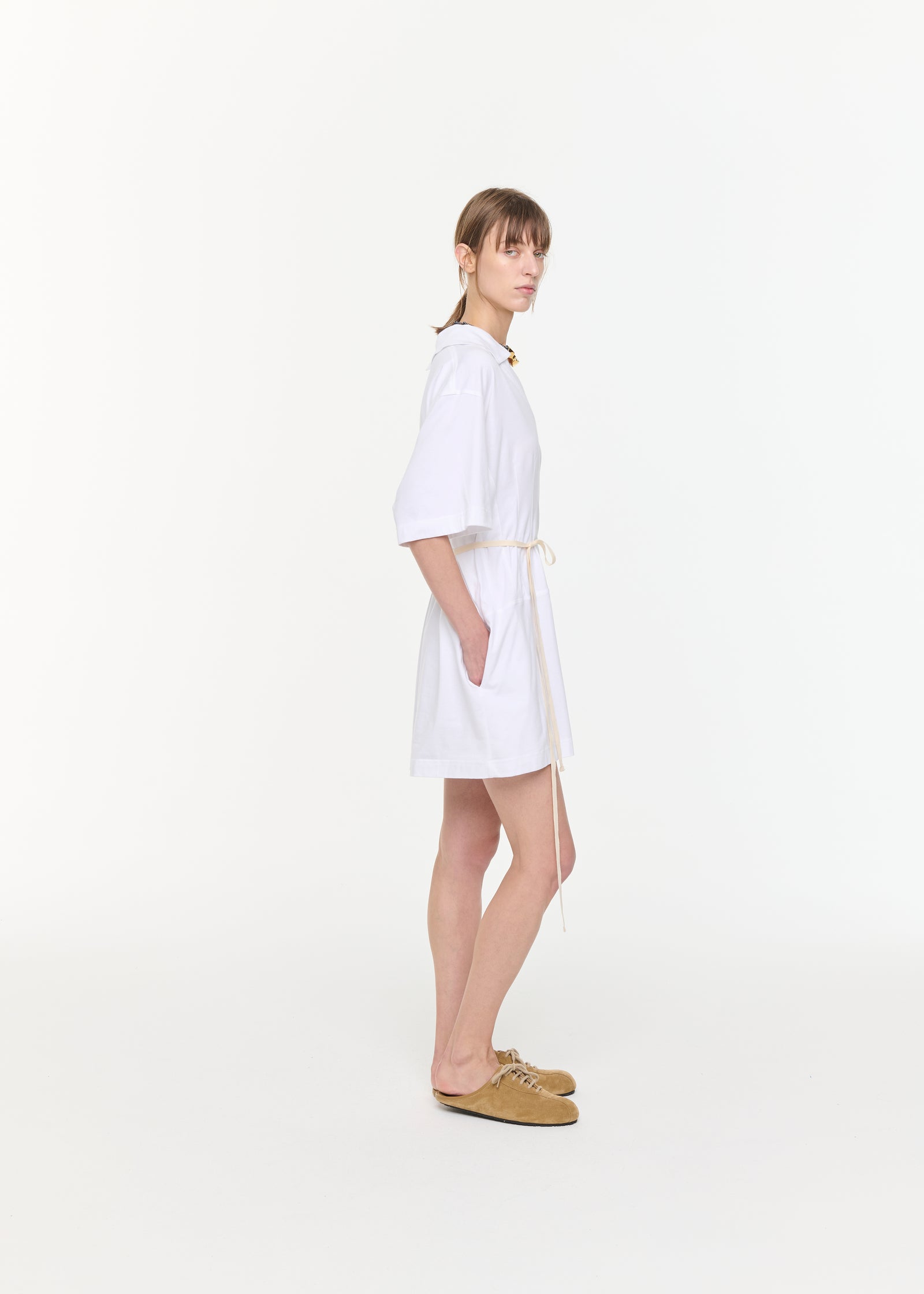 MINI JERSEY POLO DRESS