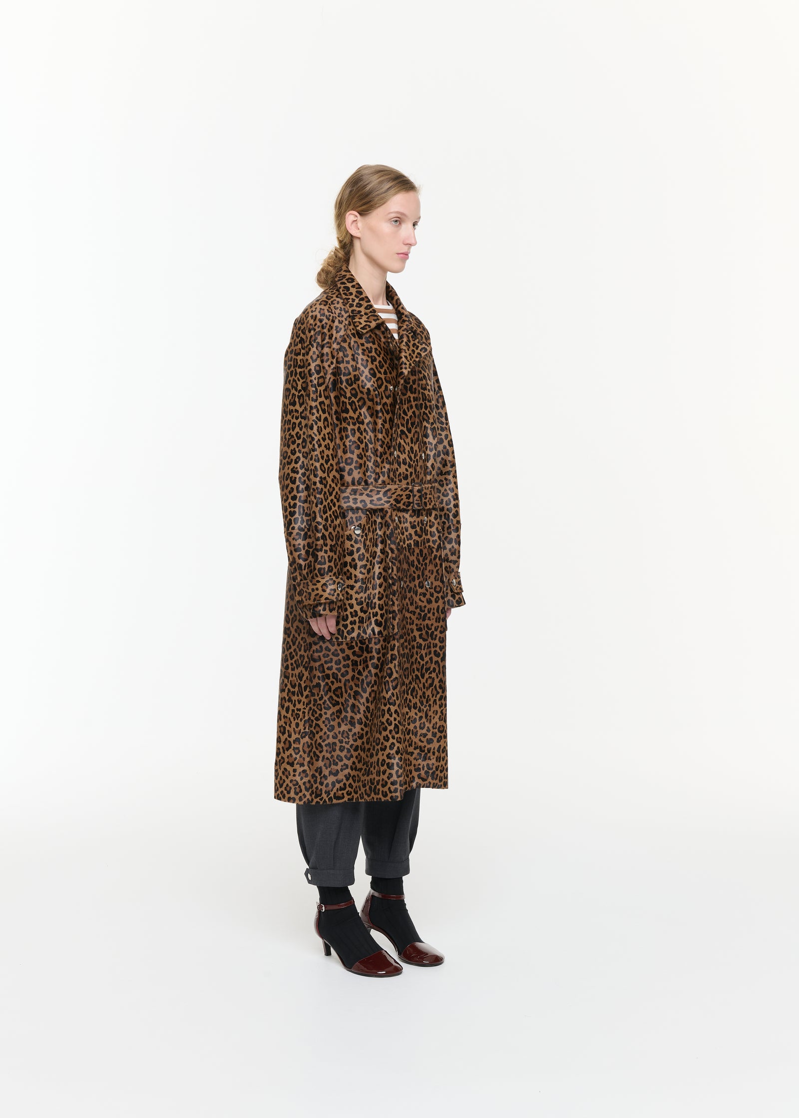 TRENCH IN CAVALLINO LEOPARDATO