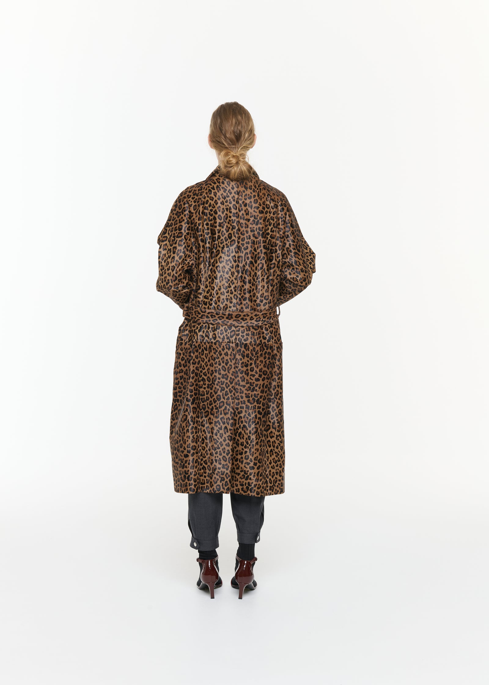 TRENCH IN CAVALLINO LEOPARDATO