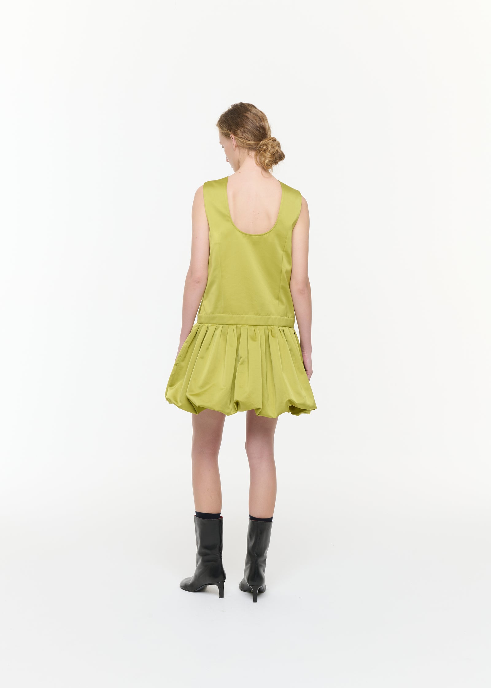 citron mini dress Citron Linen Dress
