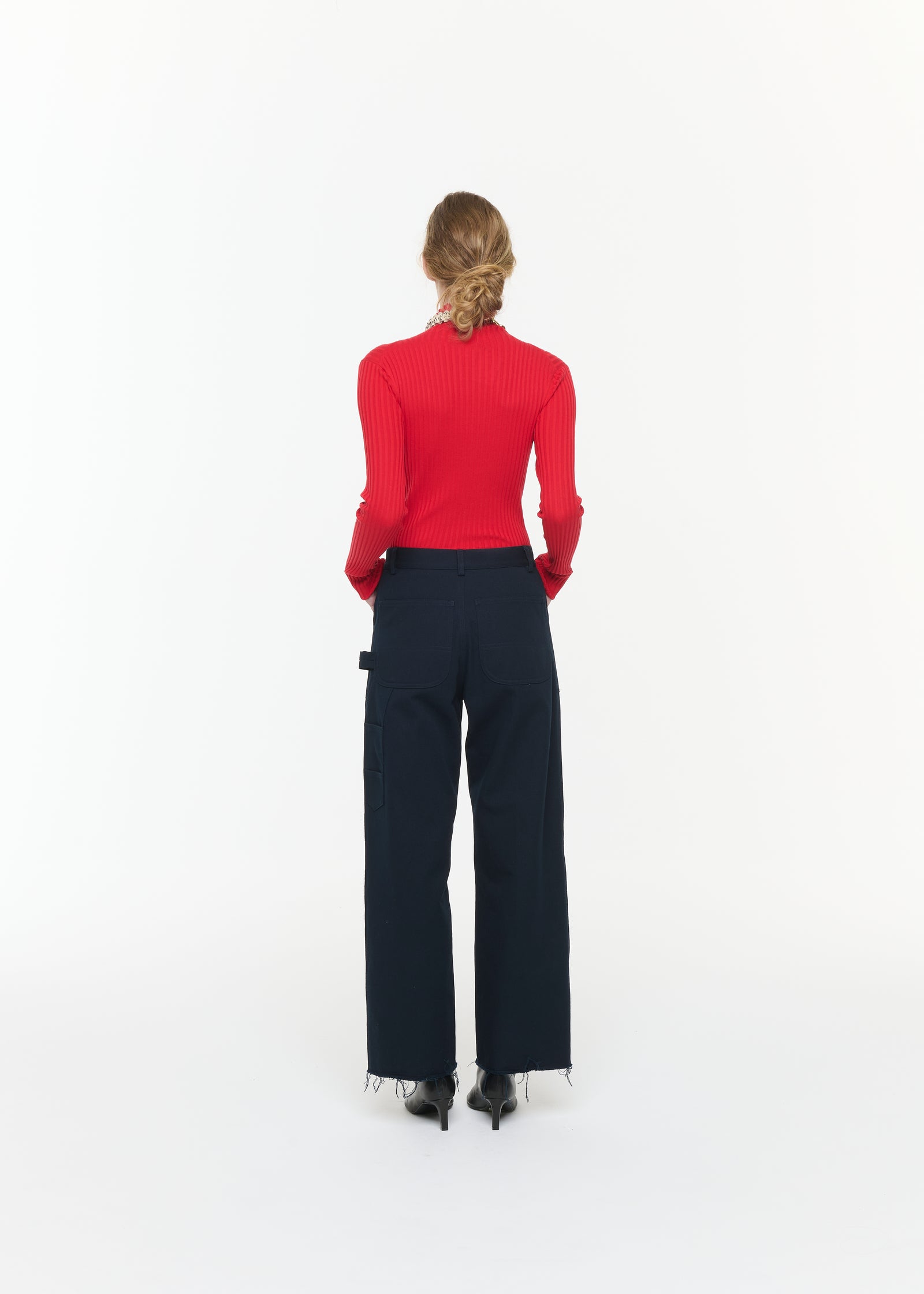 BLUE COTTON DRILL TROUSERS
