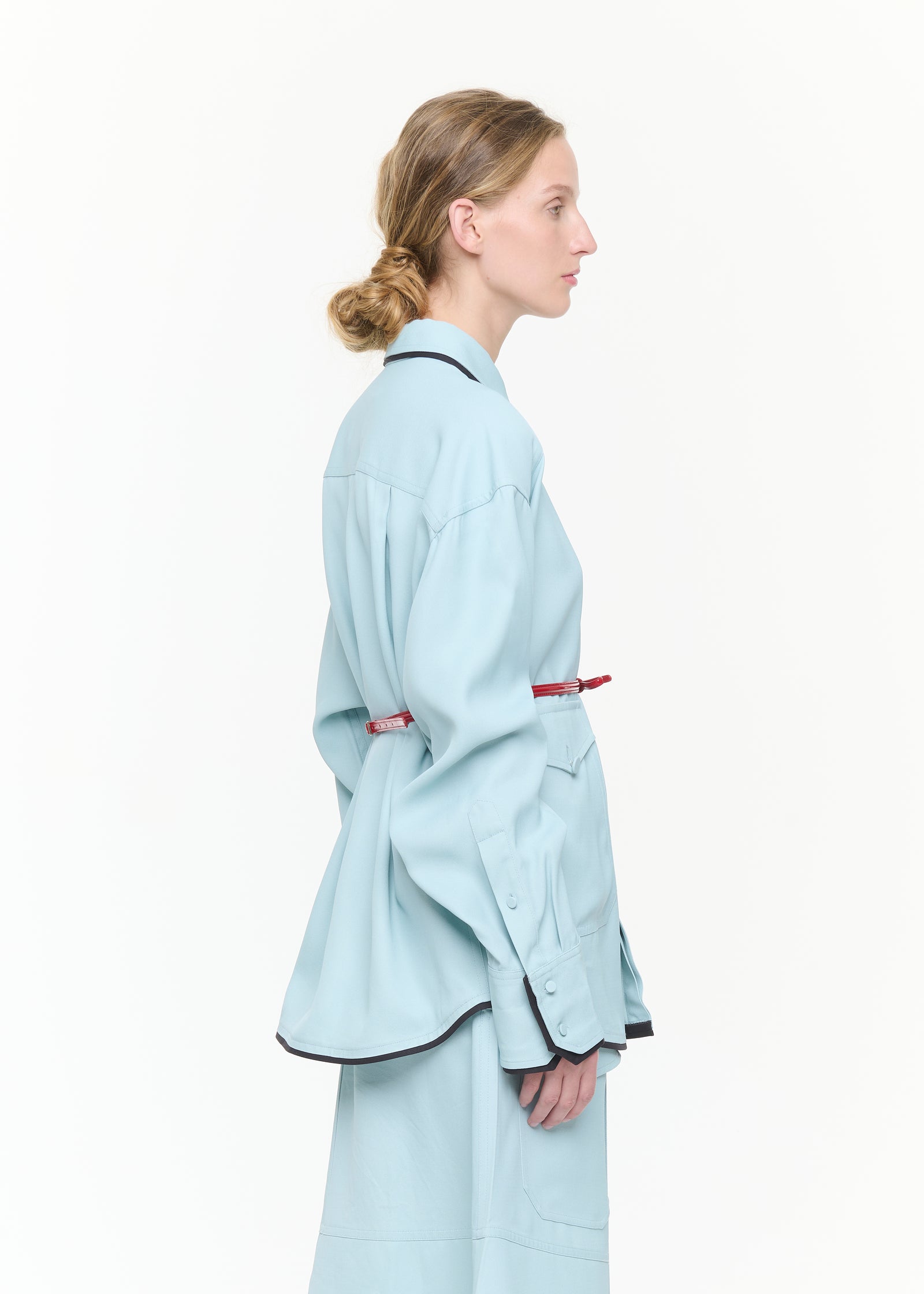 CAMICIA SABLE' CON TASCHE E PROFILI