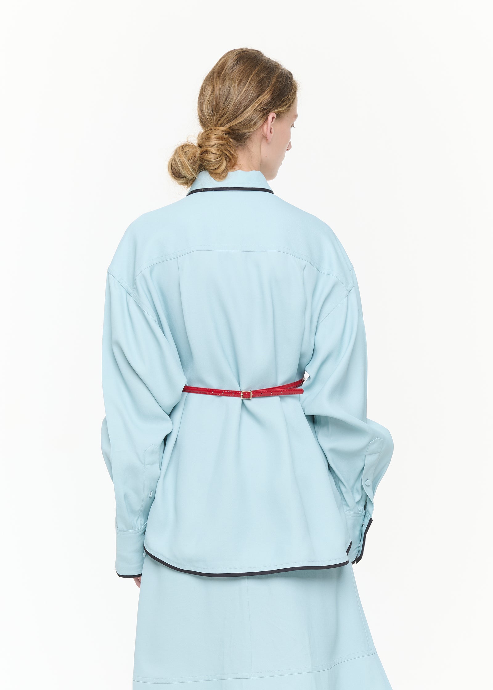 CAMICIA SABLE' CON TASCHE E PROFILI