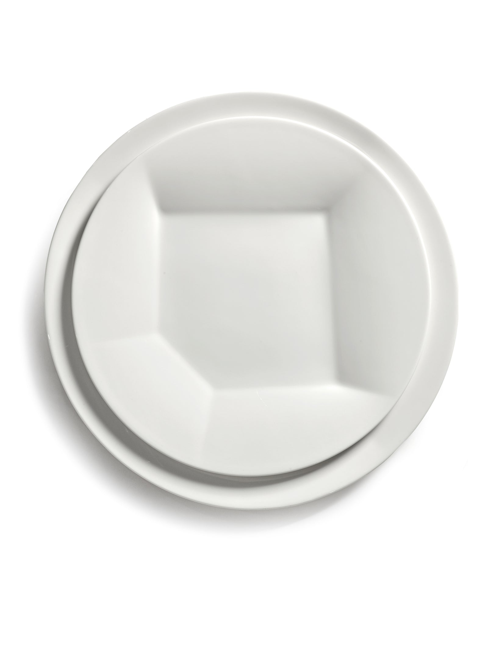 STARTER PLATE 03 SILOS - WHITE