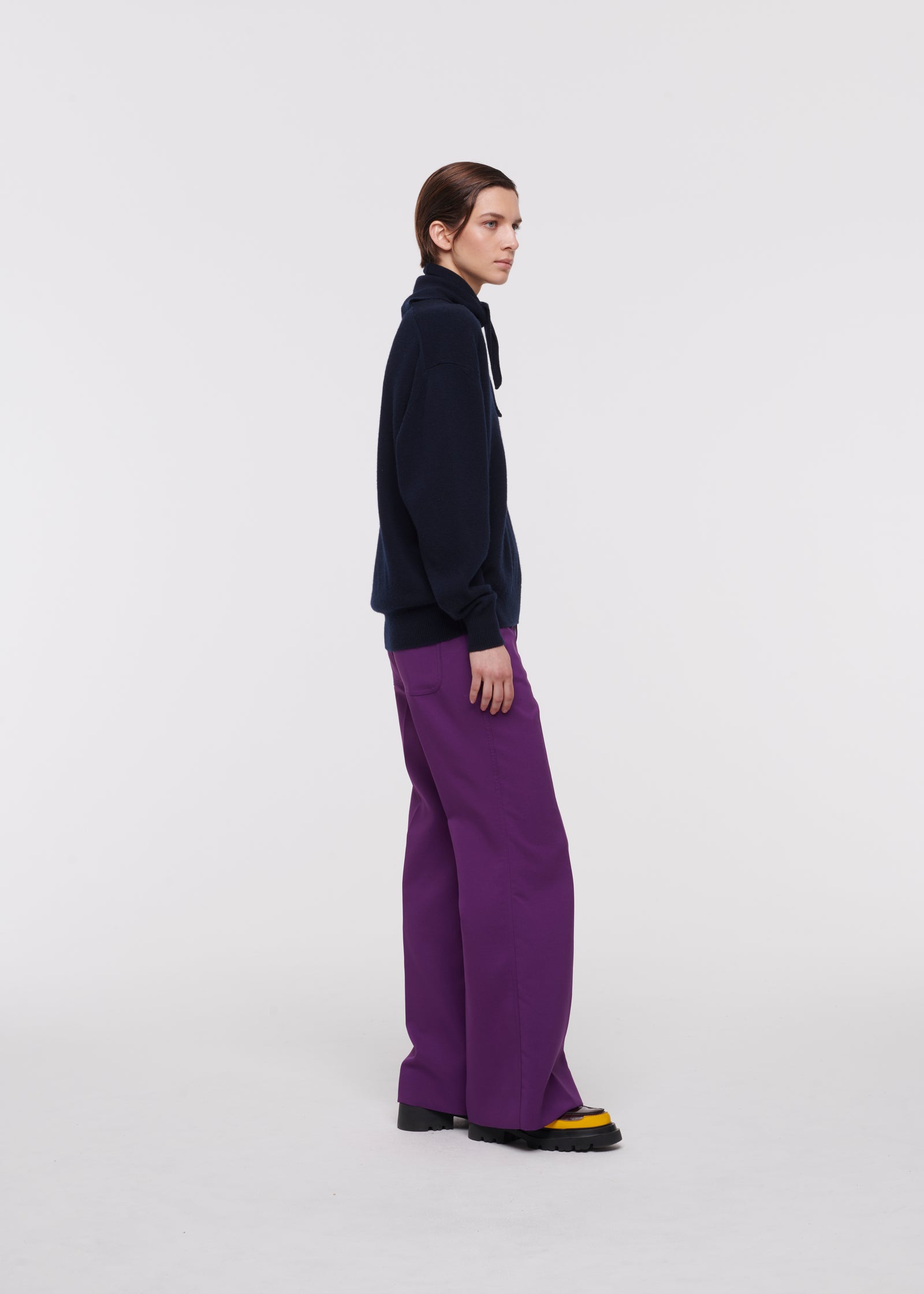 FLARE LEG PANTS IN DOUBLE ACTIVE