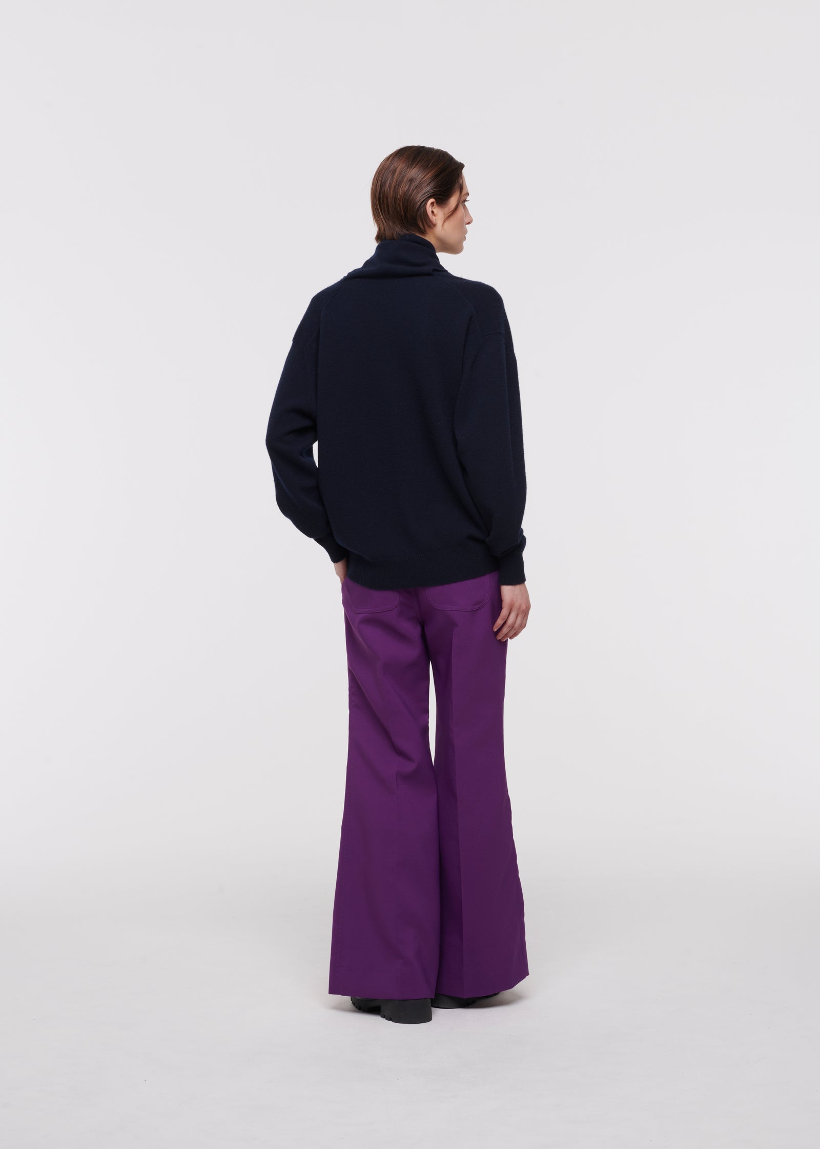 FLARE LEG PANTS IN DOUBLE ACTIVE