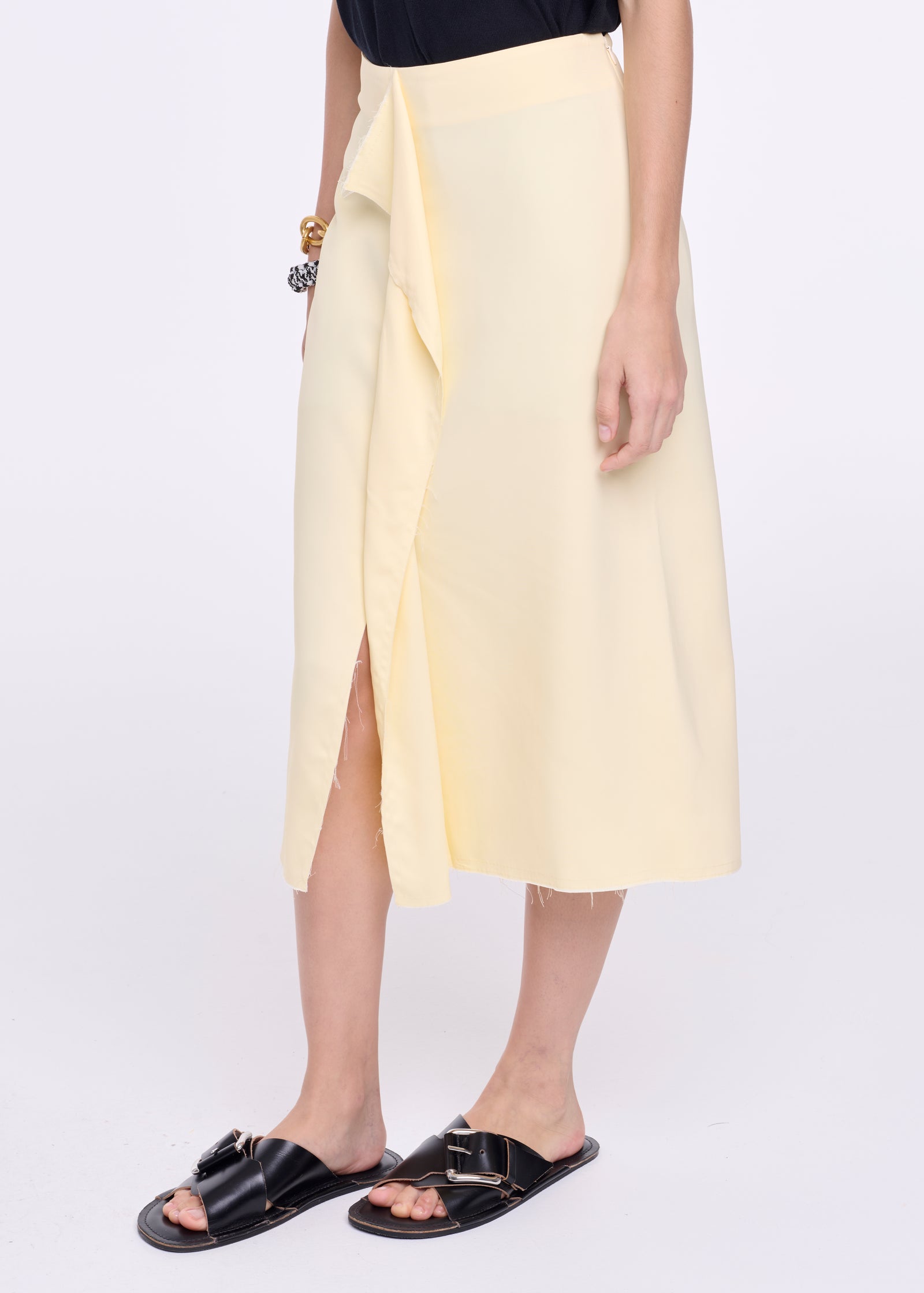 EGGNOG PANEL MIDI SKIRT