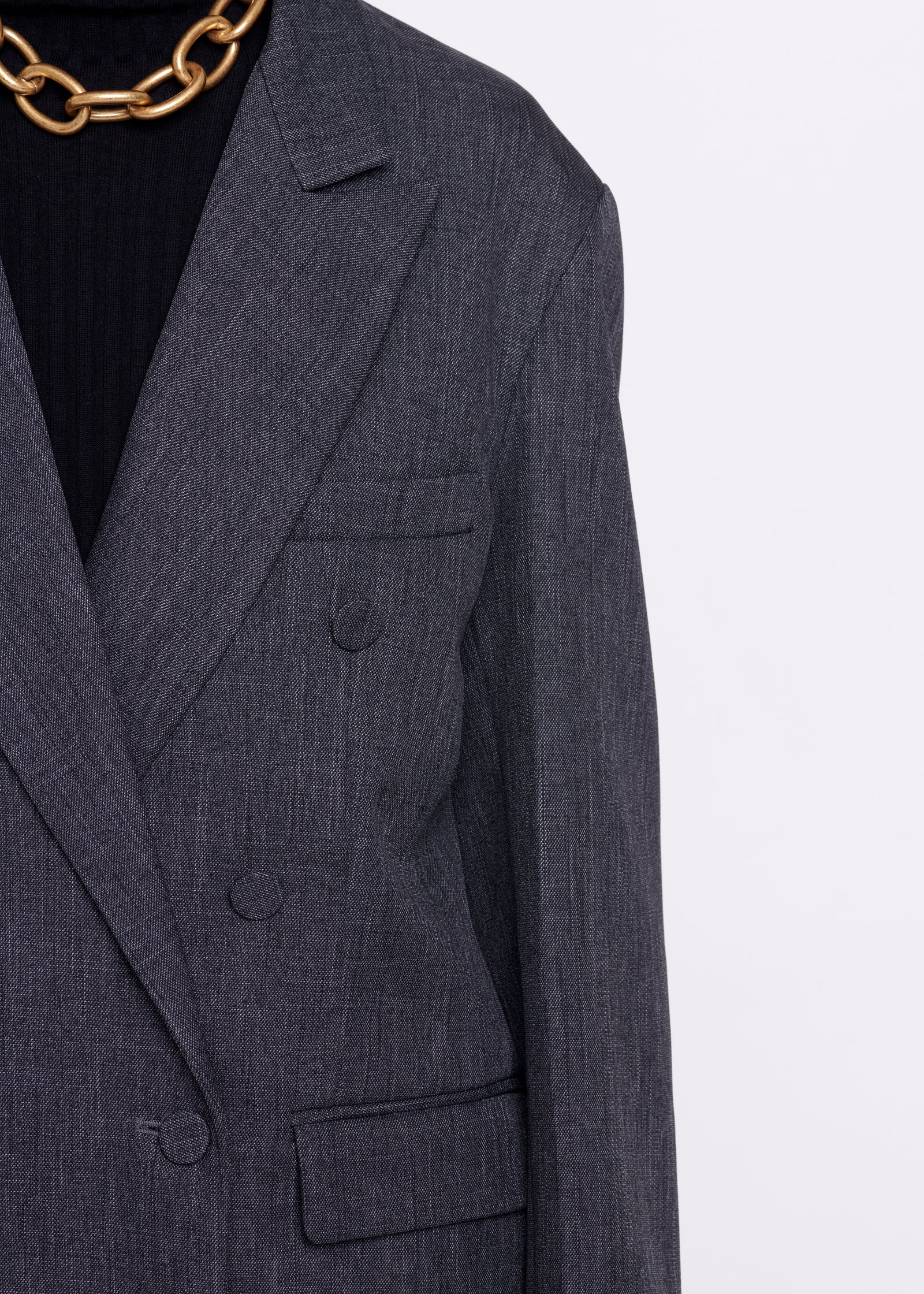 BLAZER DOPPIOPETTO GRIGIO SCURO