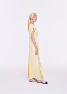 EGGNOG PANEL LONG DRESS