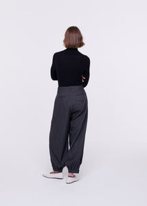 DARK GREY BALLOON PANTS