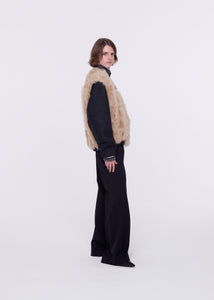 SHEARLING BOMBER JACKET