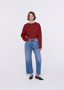 ANKLE-LENGTH MID RISE JEANS