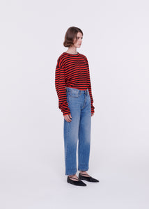 ANKLE-LENGTH MID RISE JEANS