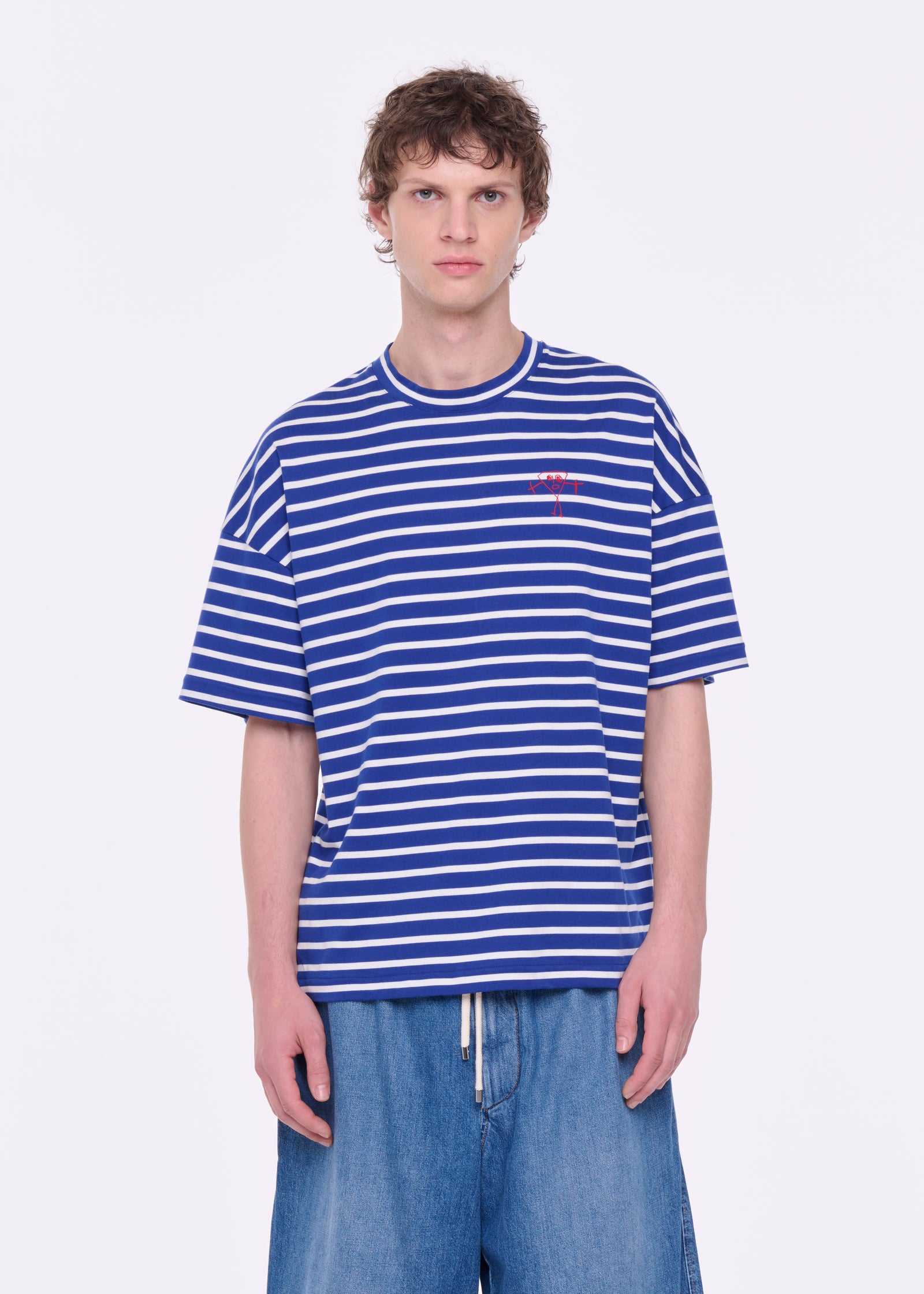 STRIPED SHORT SLEEVE T-SHIRT