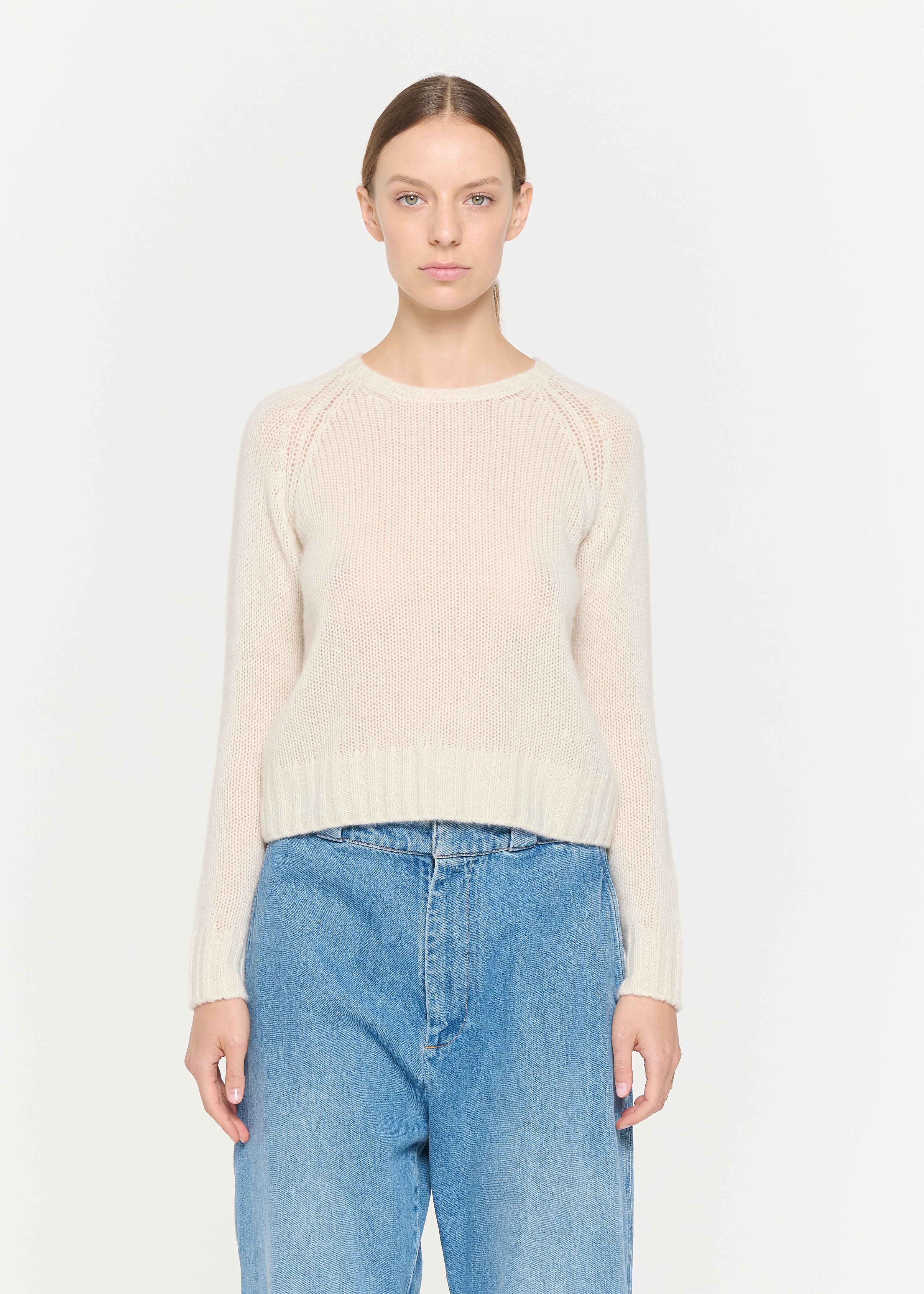 MILK CREW NECK SWEATER