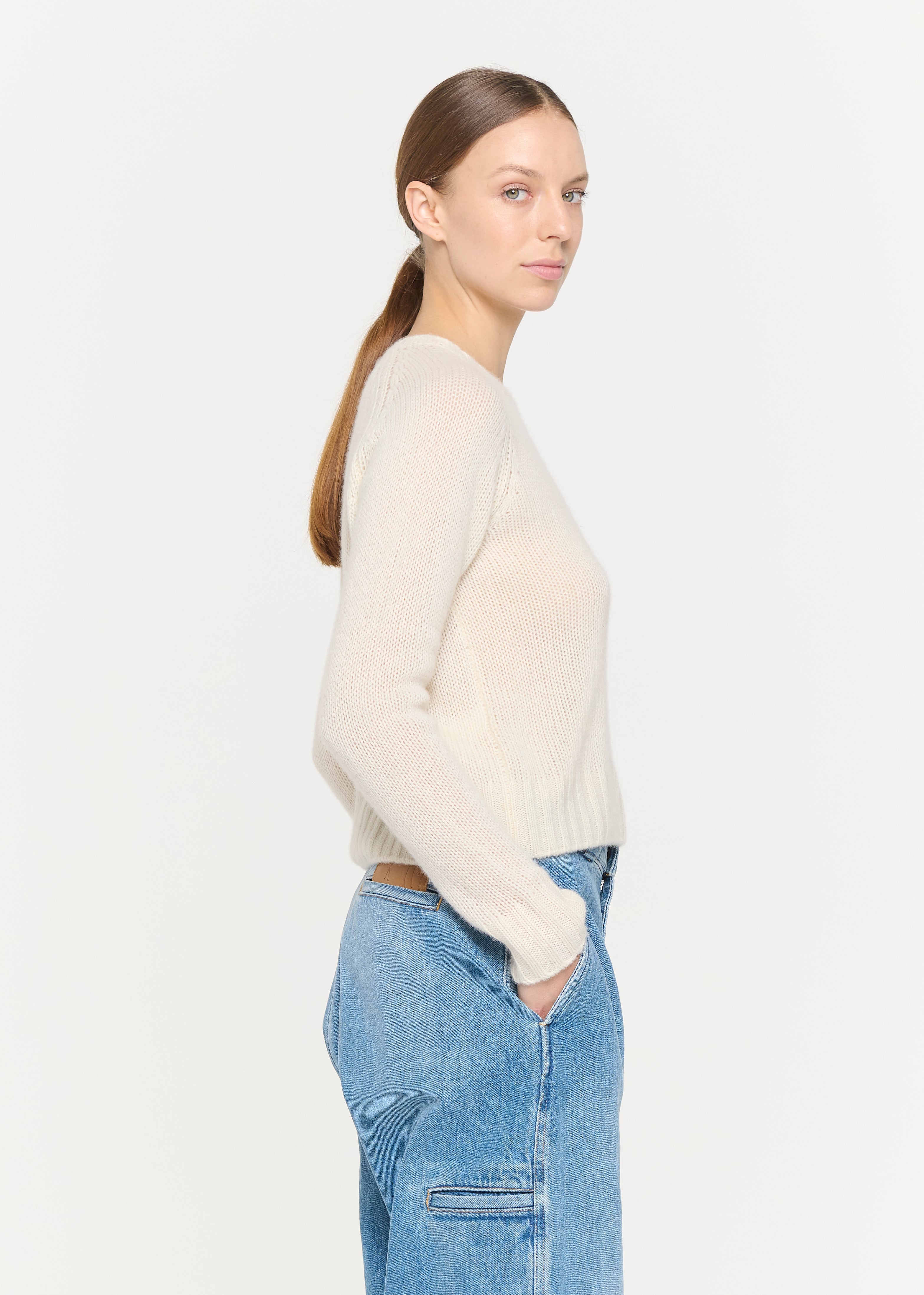 MILK CREW NECK SWEATER