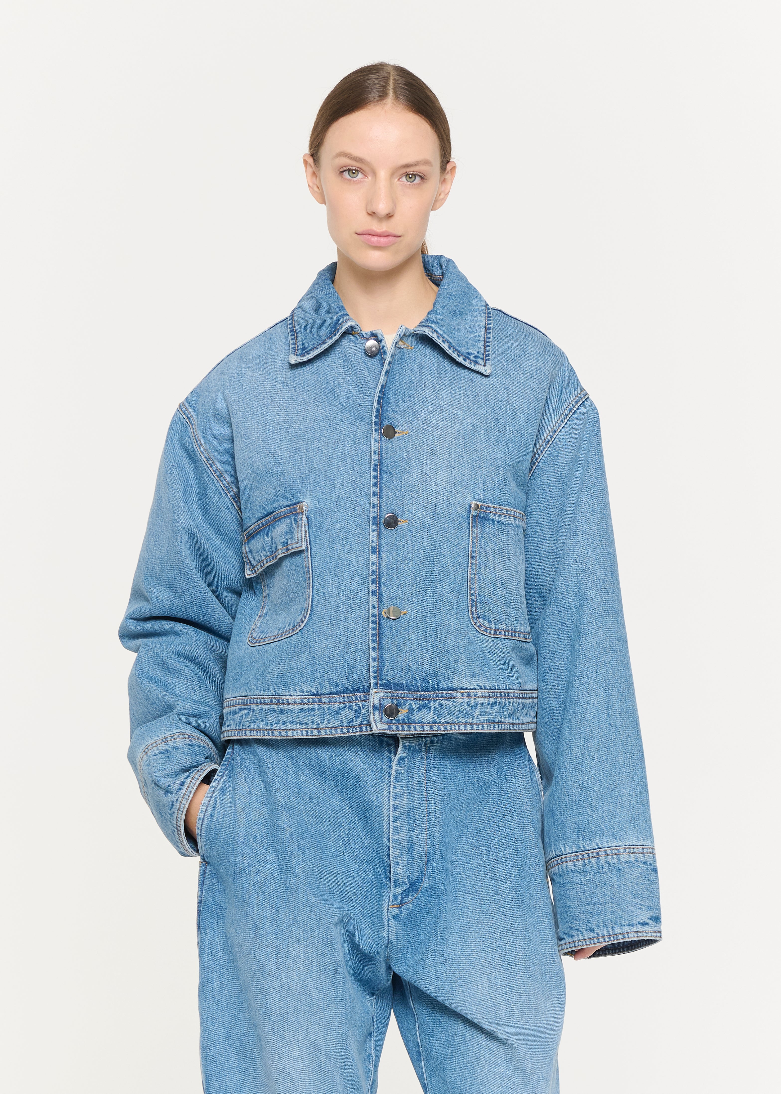 GIACCA CORTA IN DENIM