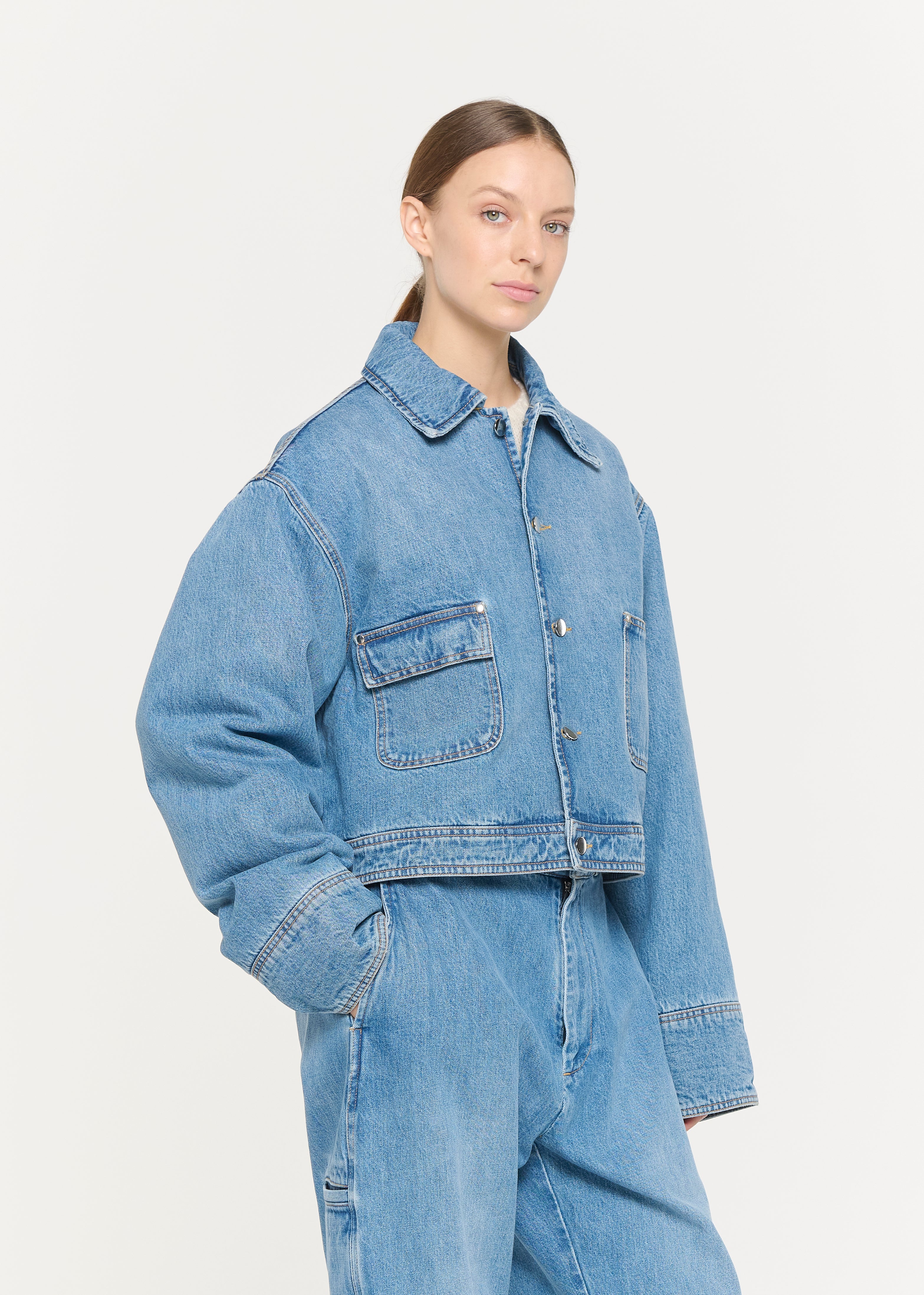 GIACCA CORTA IN DENIM
