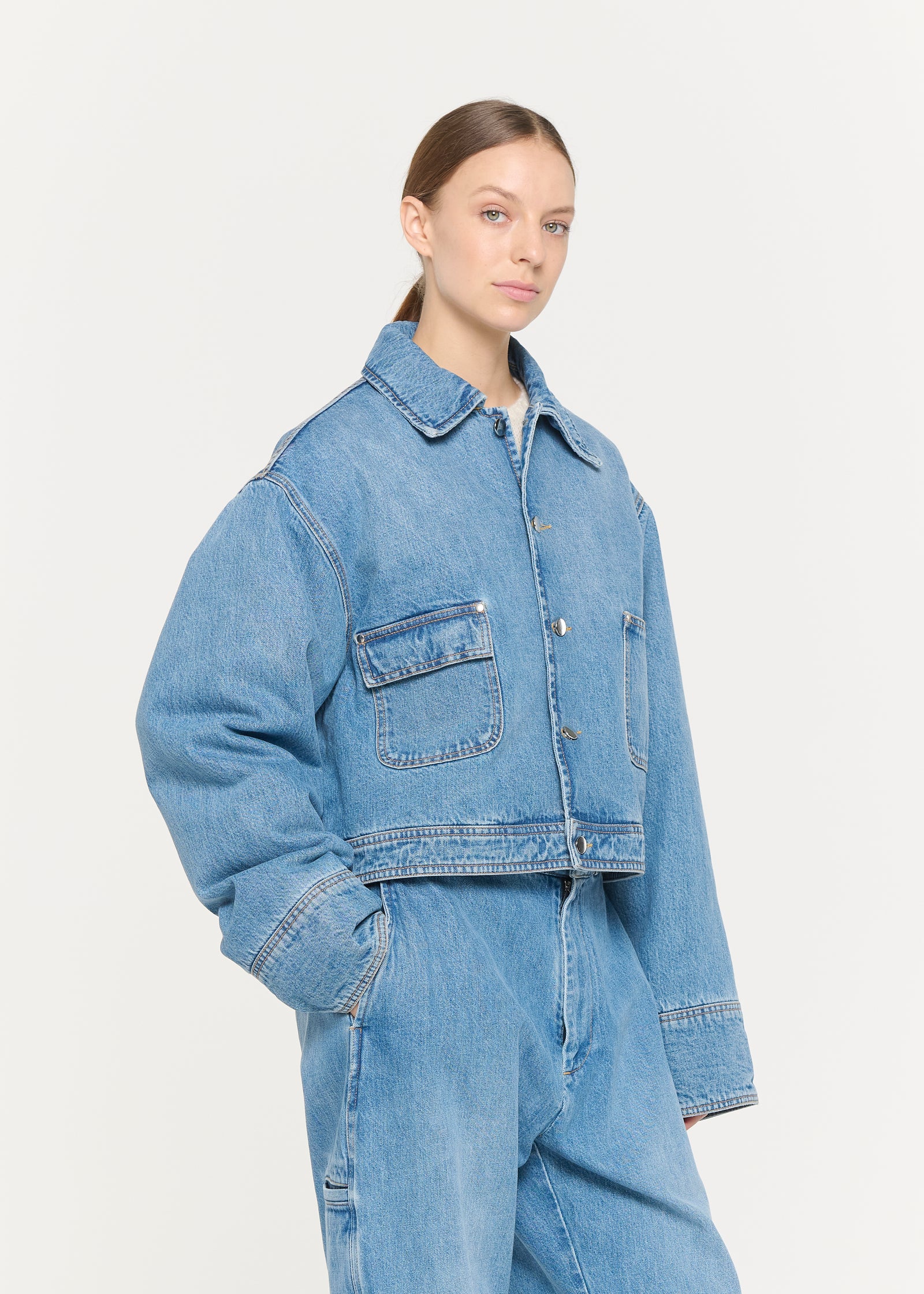 GIACCA CORTA IN DENIM