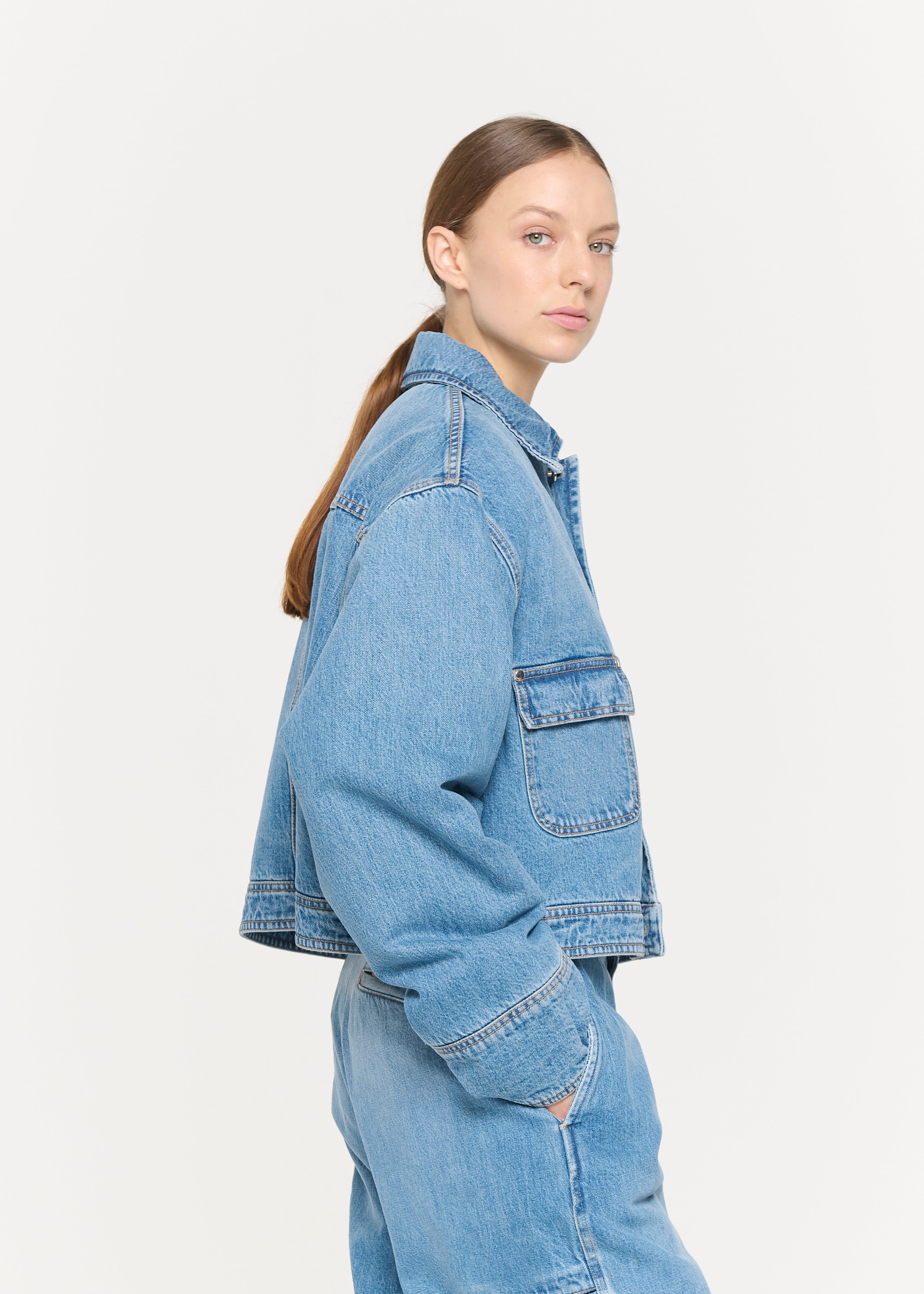 GIACCA CORTA IN DENIM