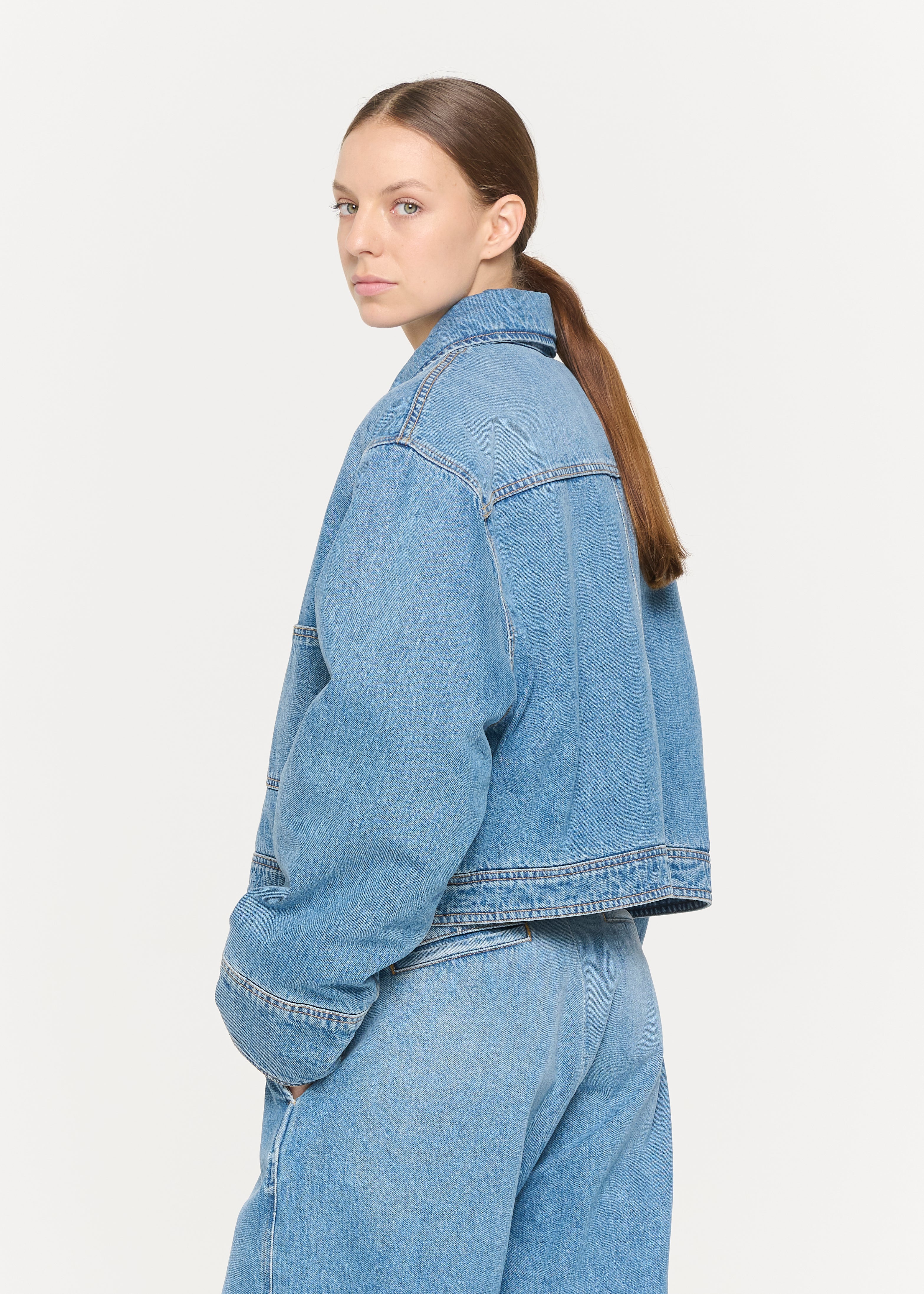 GIACCA CORTA IN DENIM