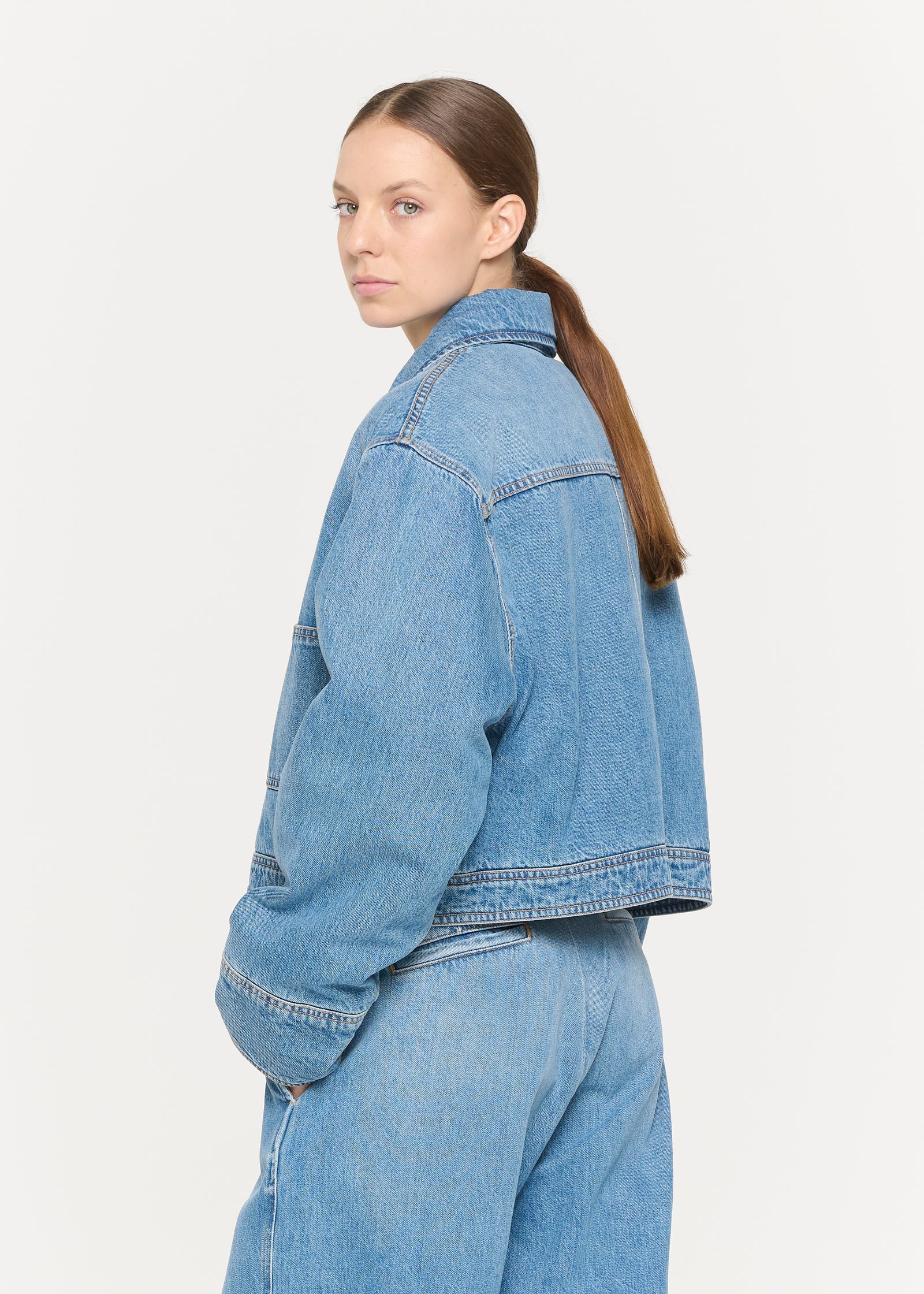 GIACCA CORTA IN DENIM