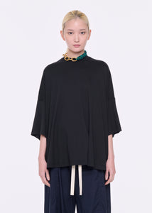 BLACK WIDE SLEEVED T-SHIRT