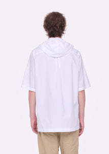 WHITE HODDIE SHIRT WITH "NELLA VASCA" PRINT