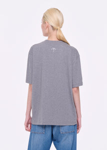 GREY "TENDA CHE VOLA" PRINT T-SHIRT